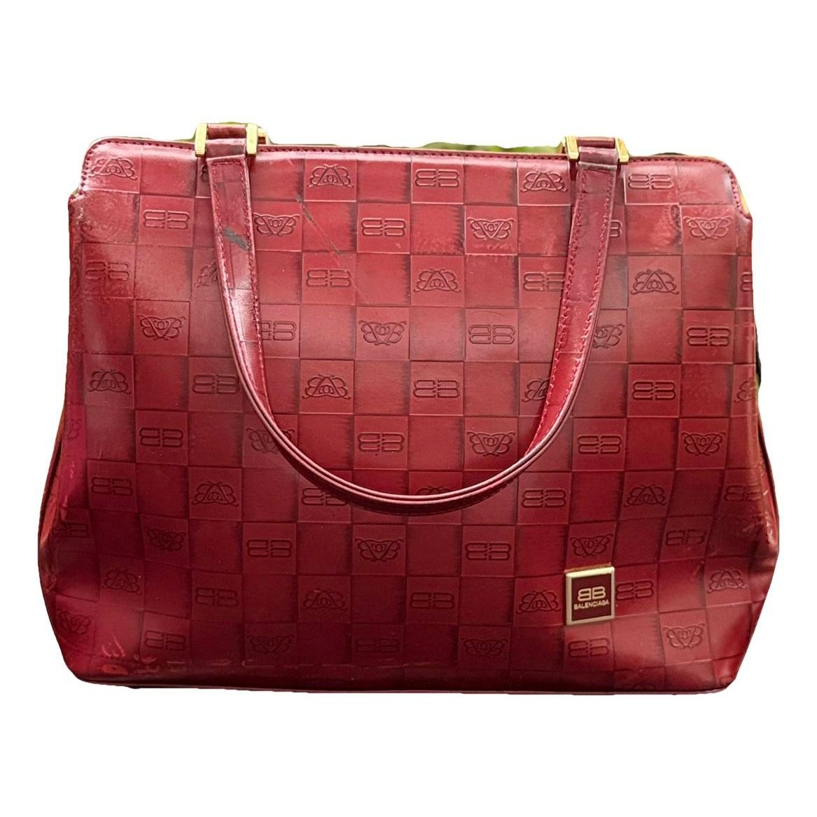 Patent leather handbag