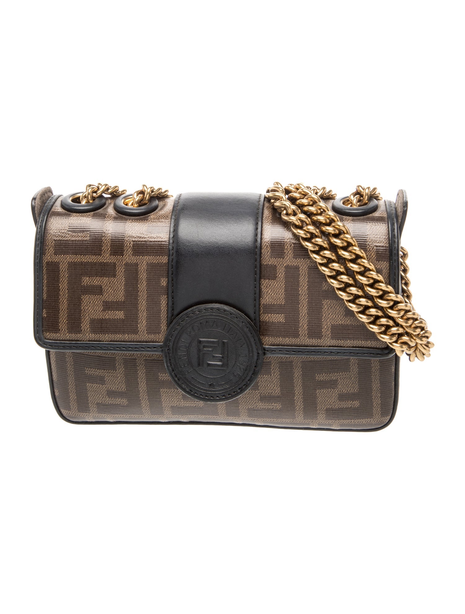 Fendi Zucca FF Crossbody Bag