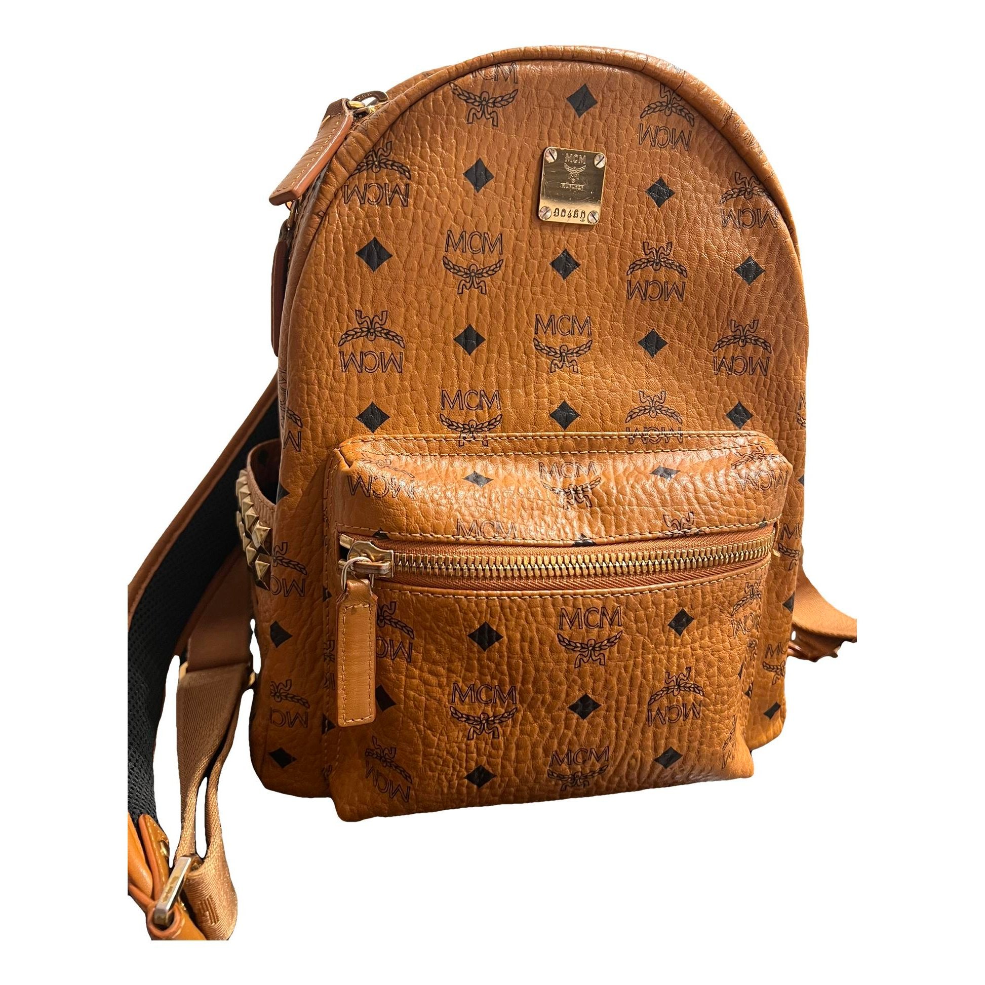 MCM Stark leather backpack