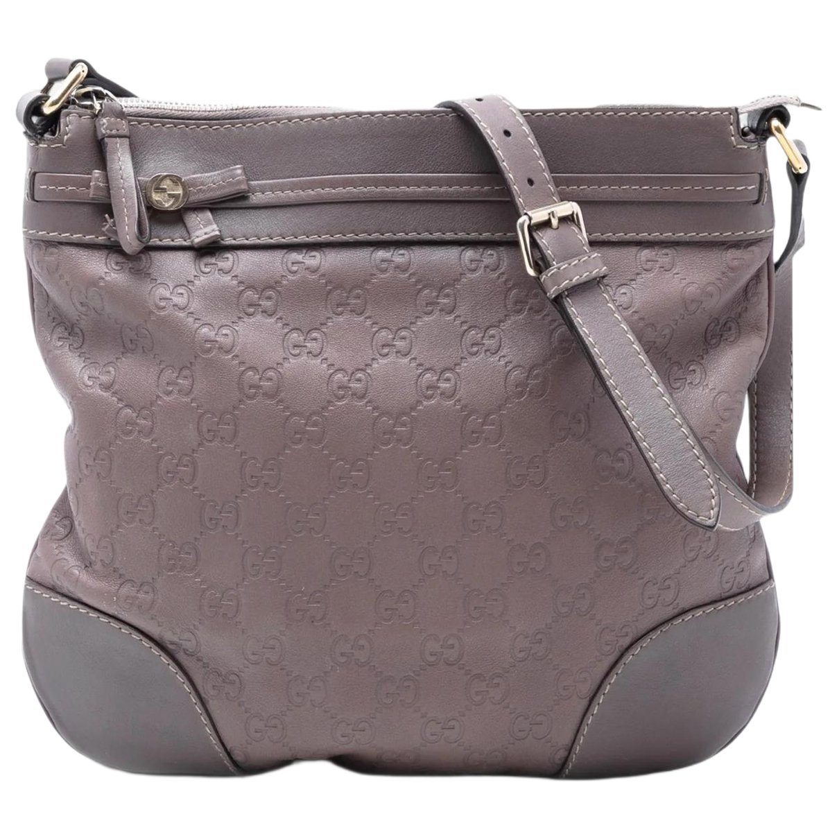 Gucci B leather crossbody bag