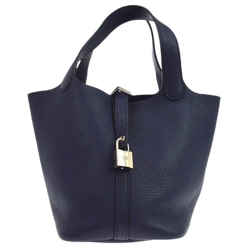 Picotin leather handbag