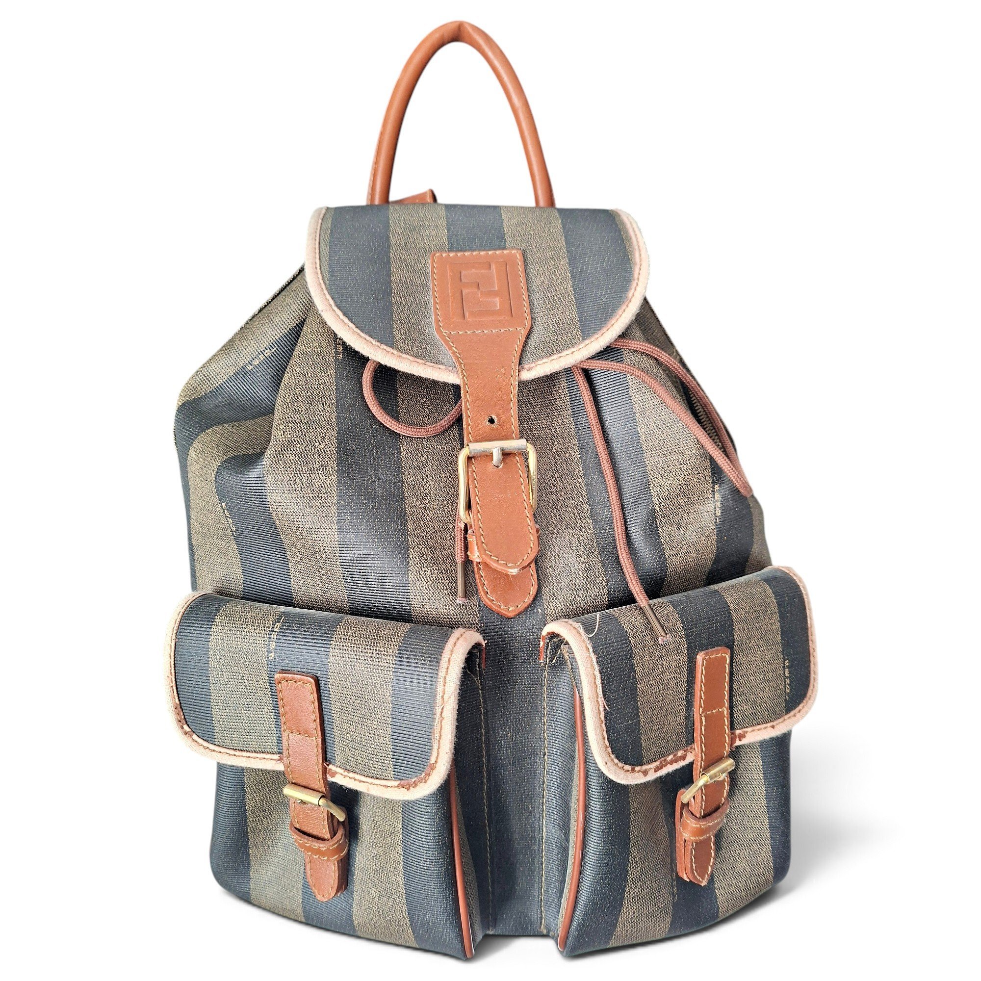 Leather backpack