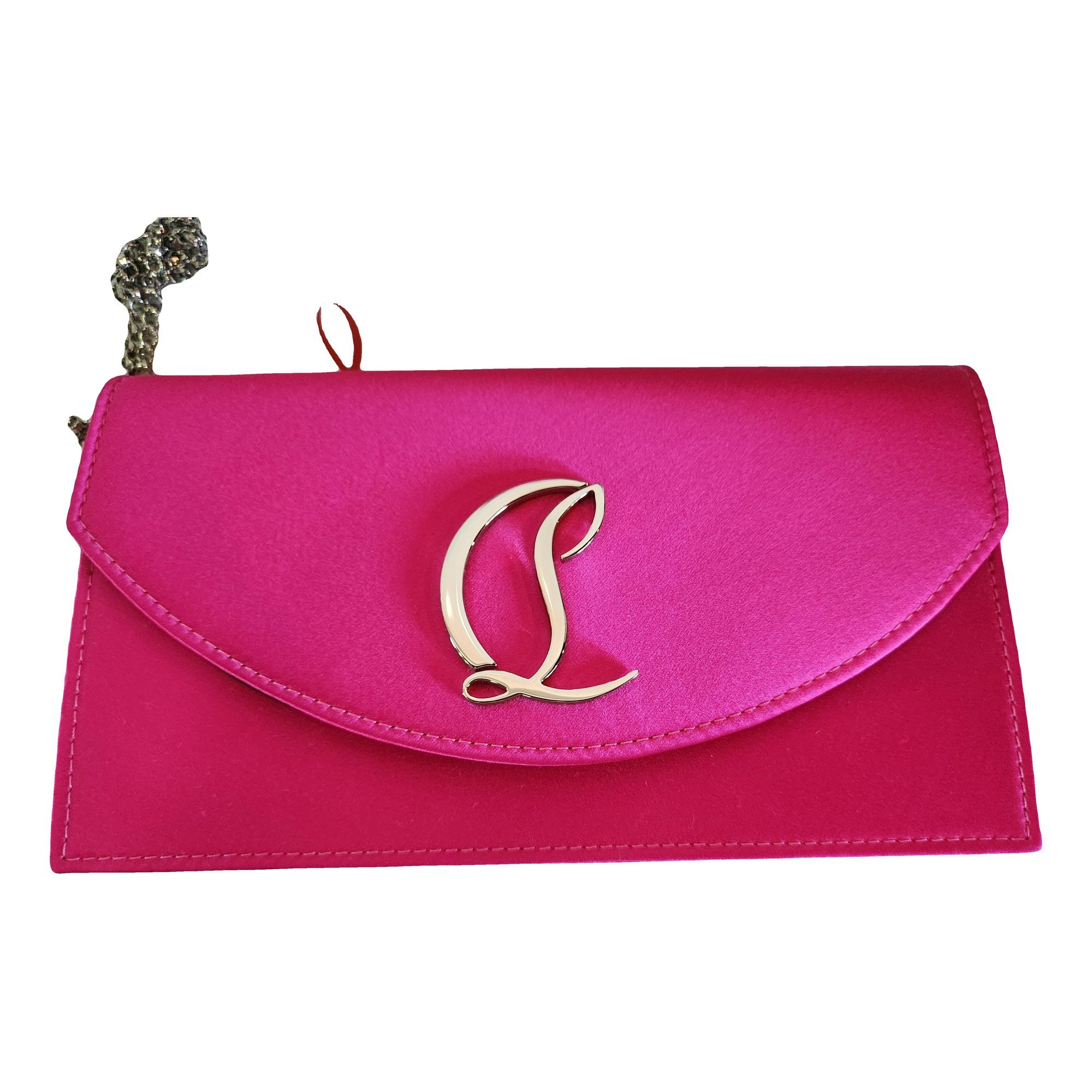 Silk clutch bag