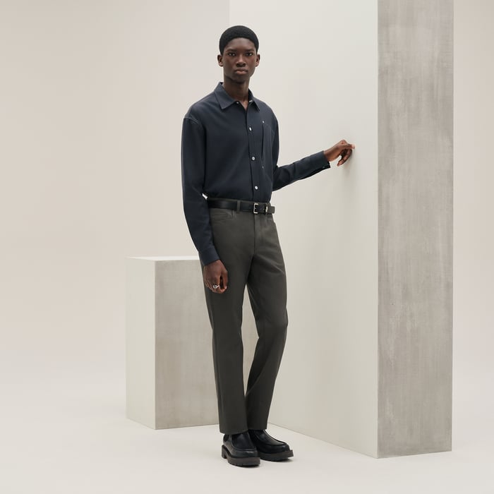 Bronze Straight Cut Jeans