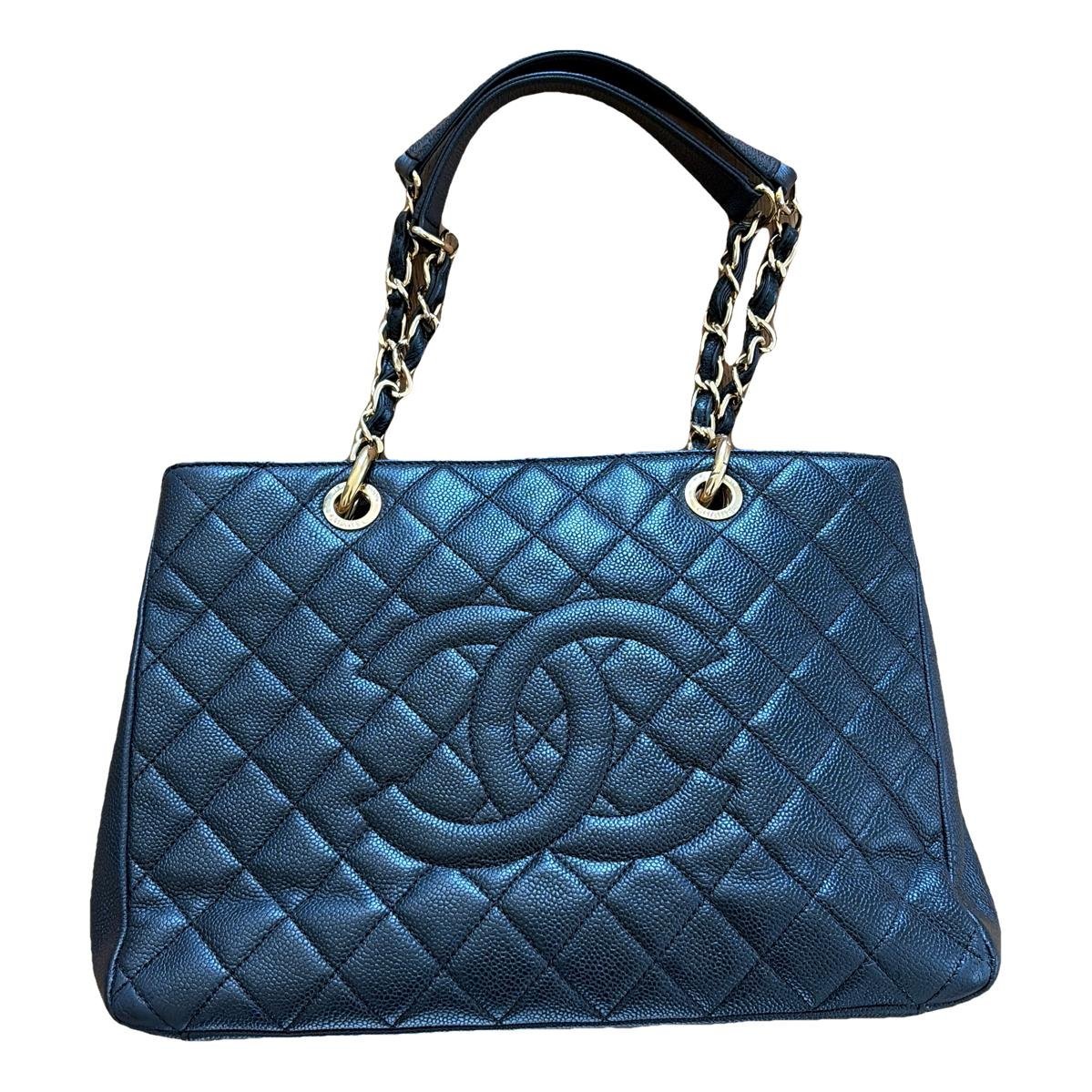 Vintage CC Chain leather tote
