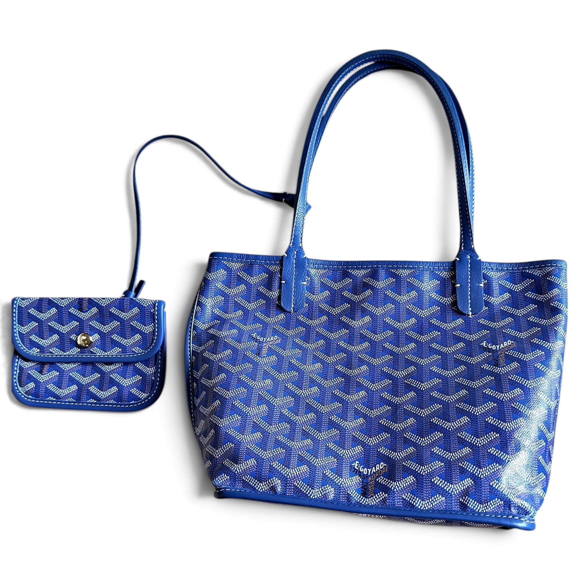 Goyard Anjou leather tote