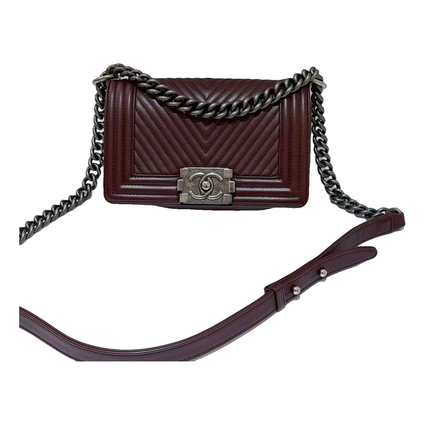 Boy leather handbag