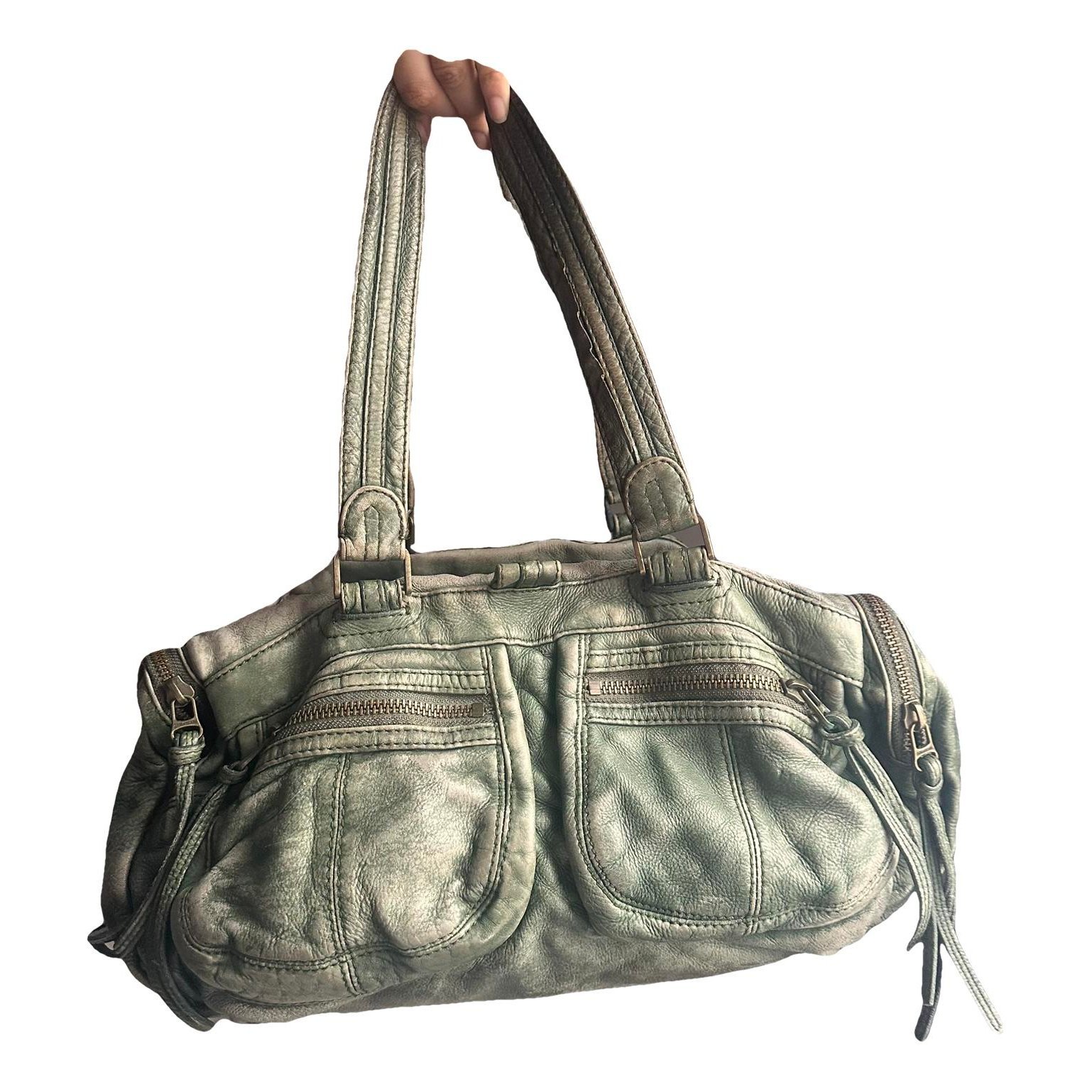 Leather handbag