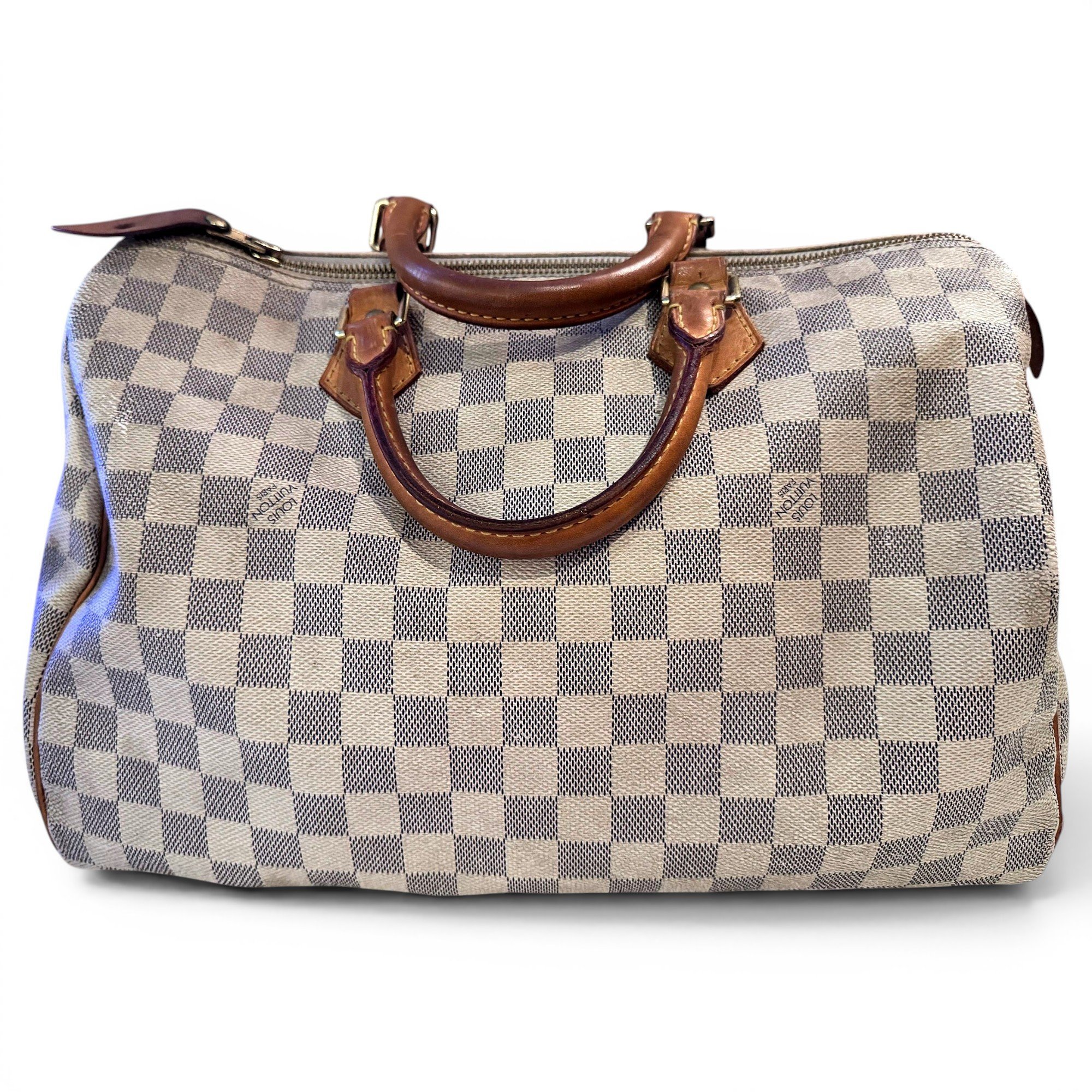 Speedy leather handbag