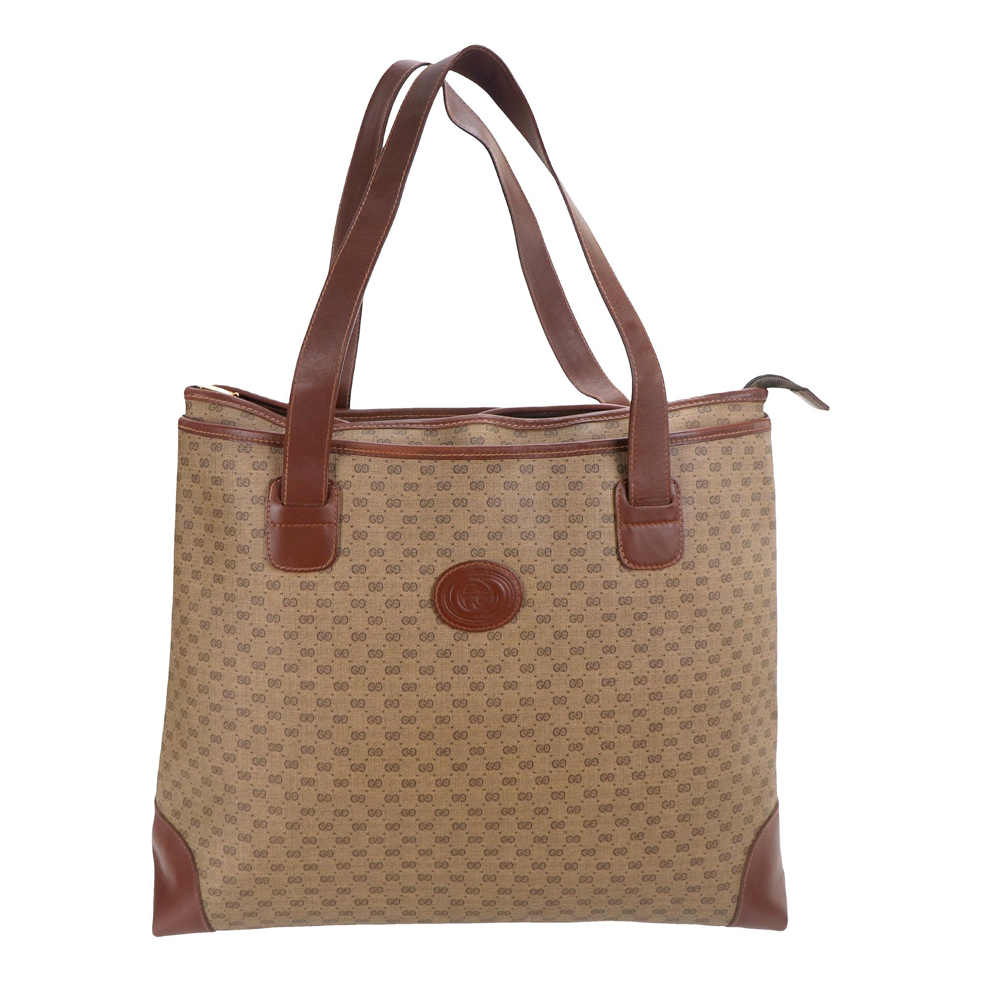 Leather tote