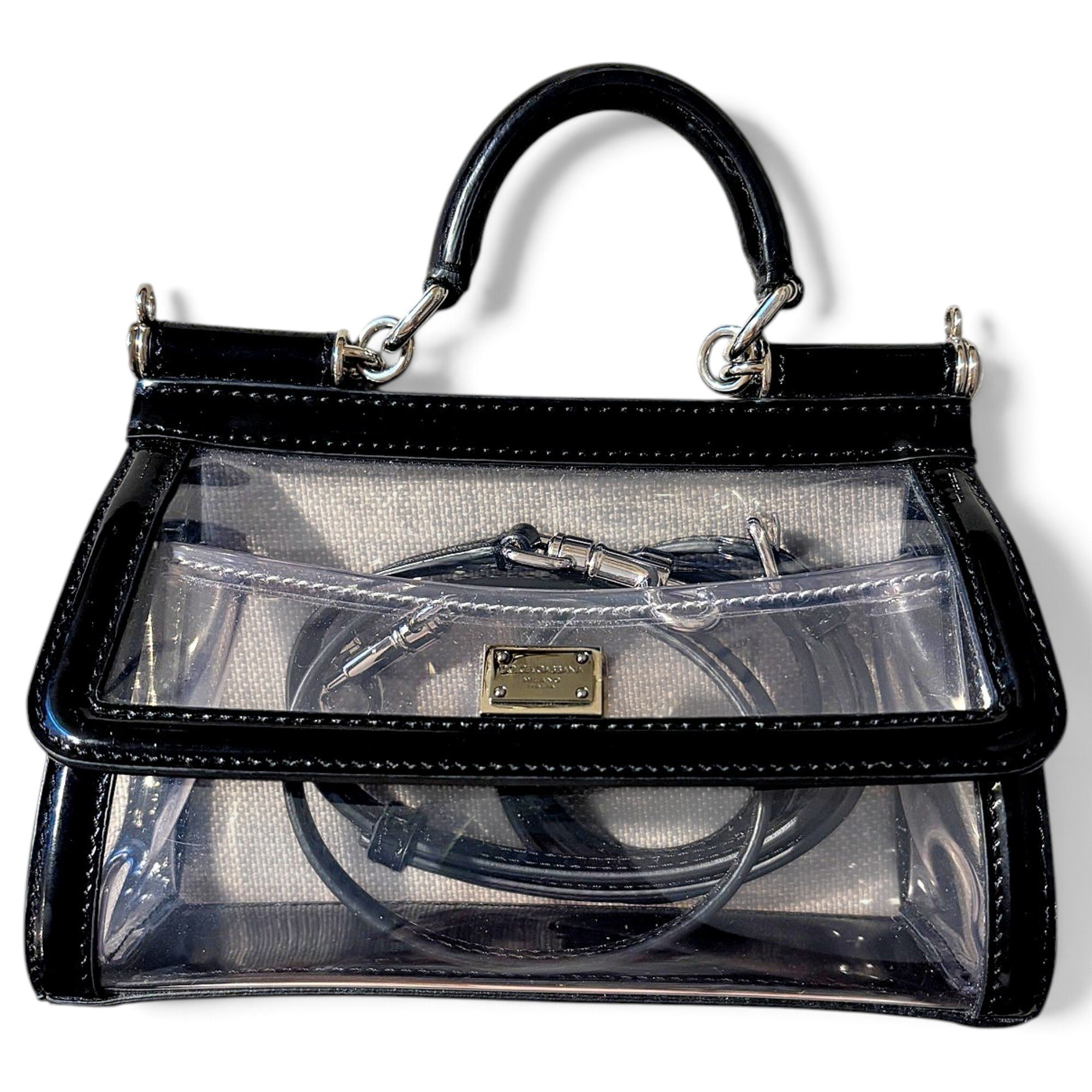 Sicily vinyl mini bag