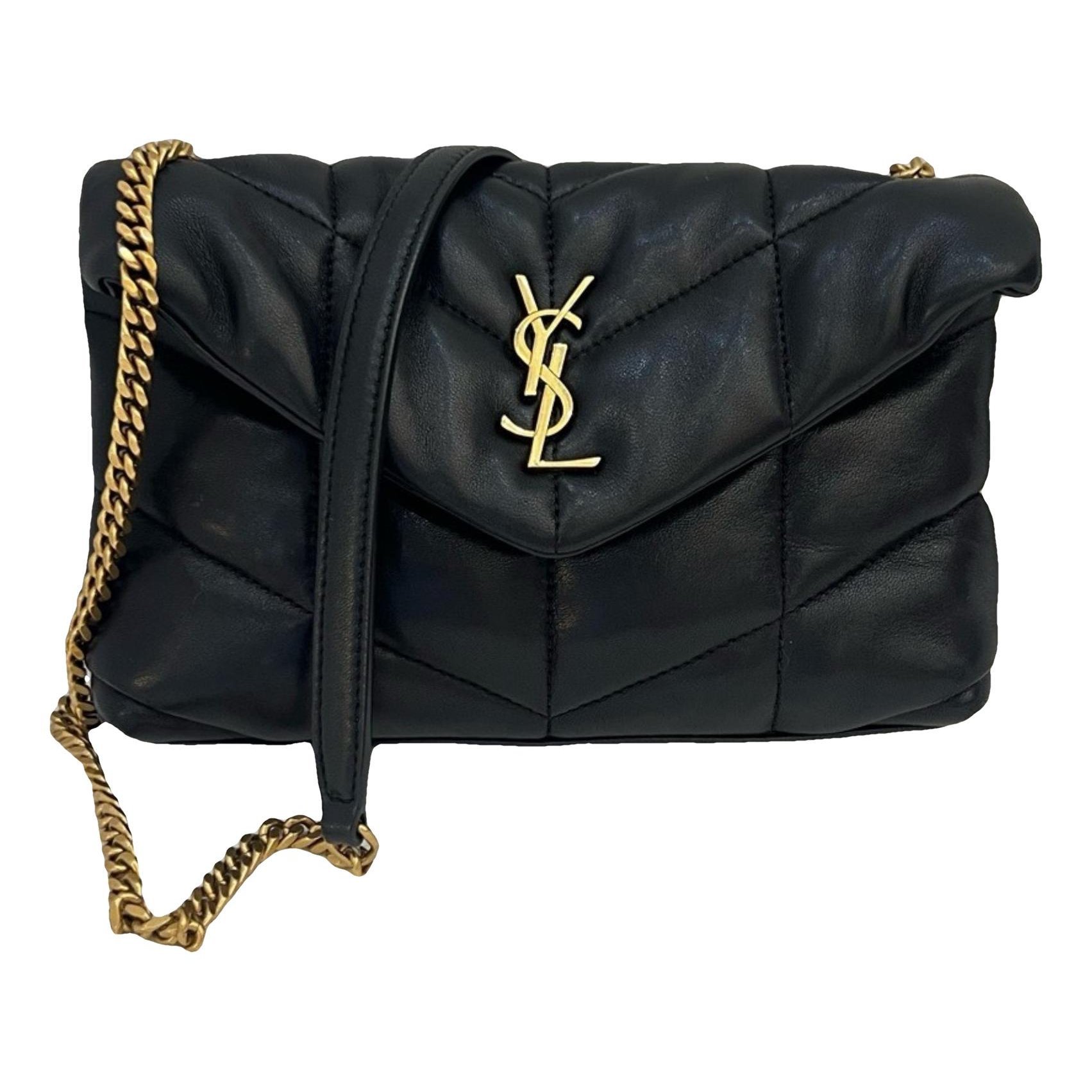 Baby monogramme leather bag