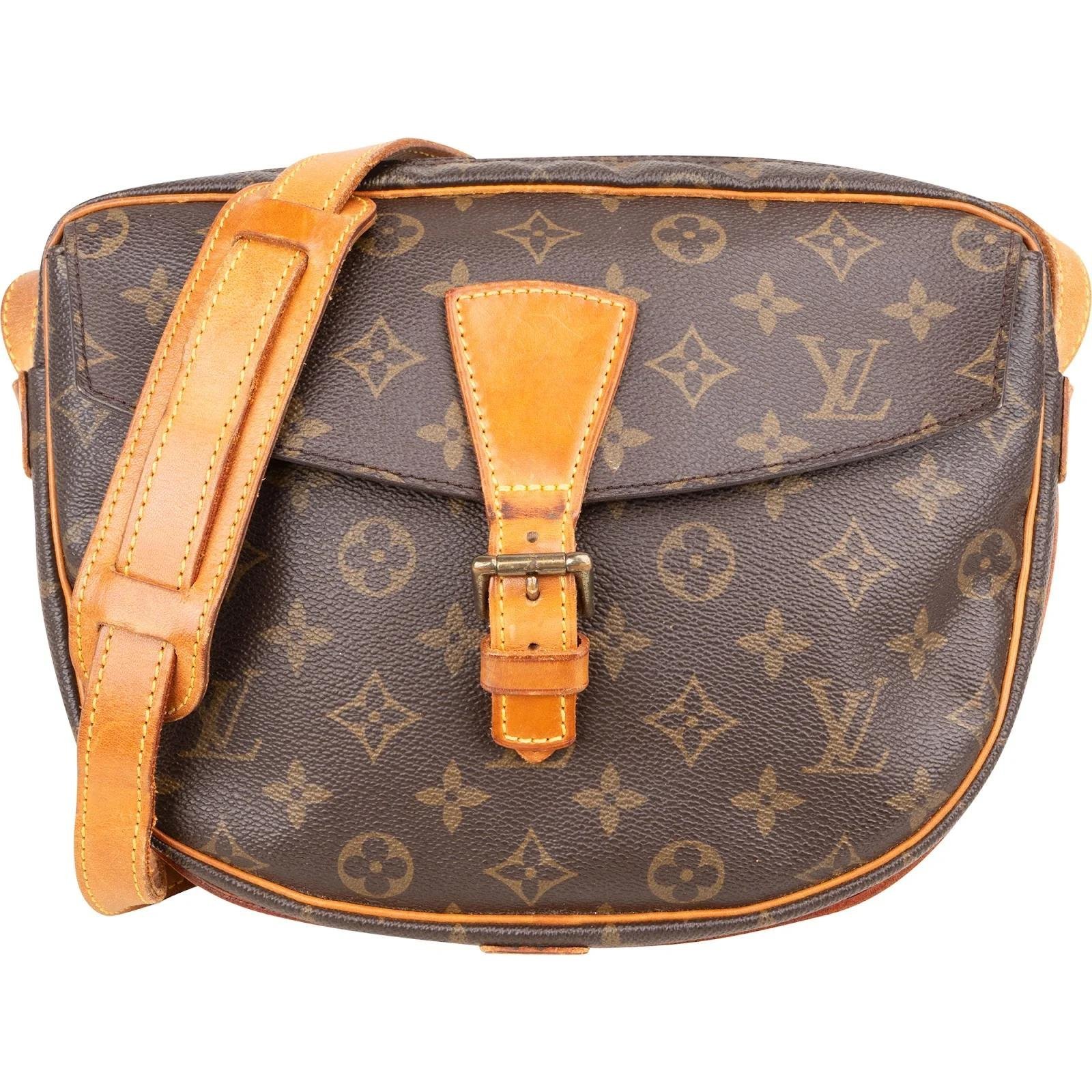 Jeune fille leather crossbody bag