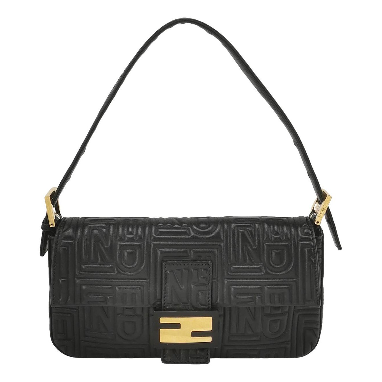 Baguette leather handbag