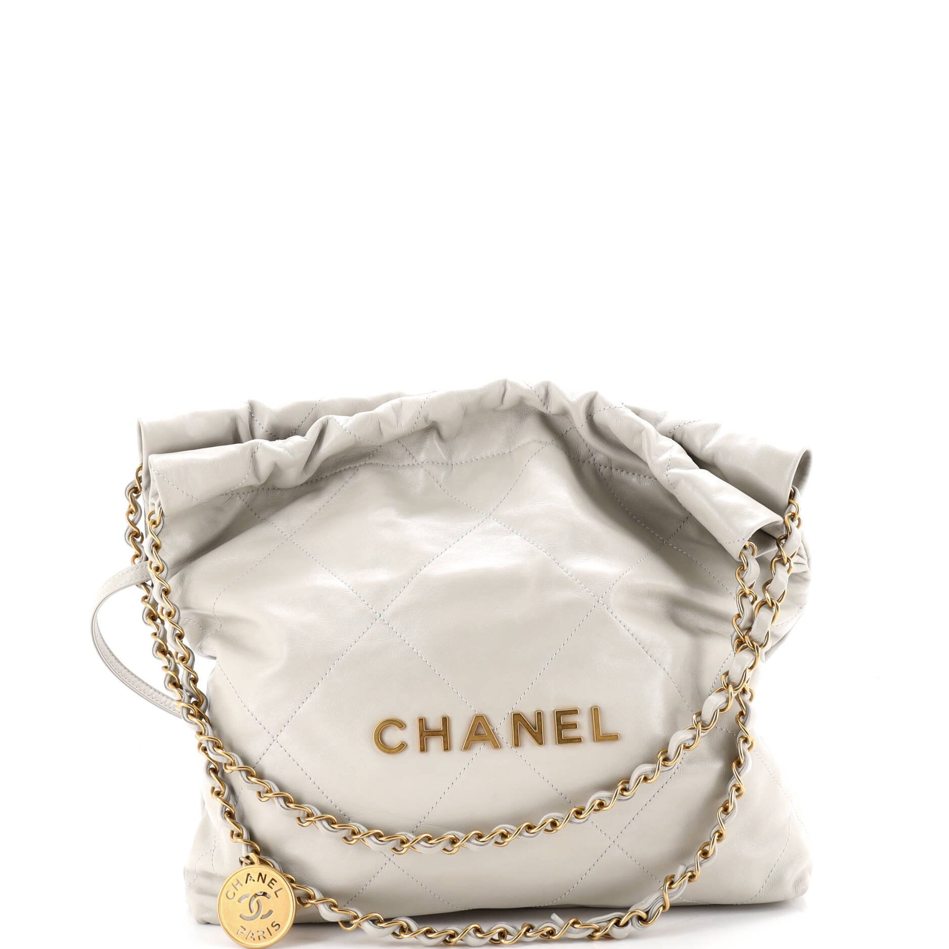 22 Chain Hobo Quilted Calfskin Small