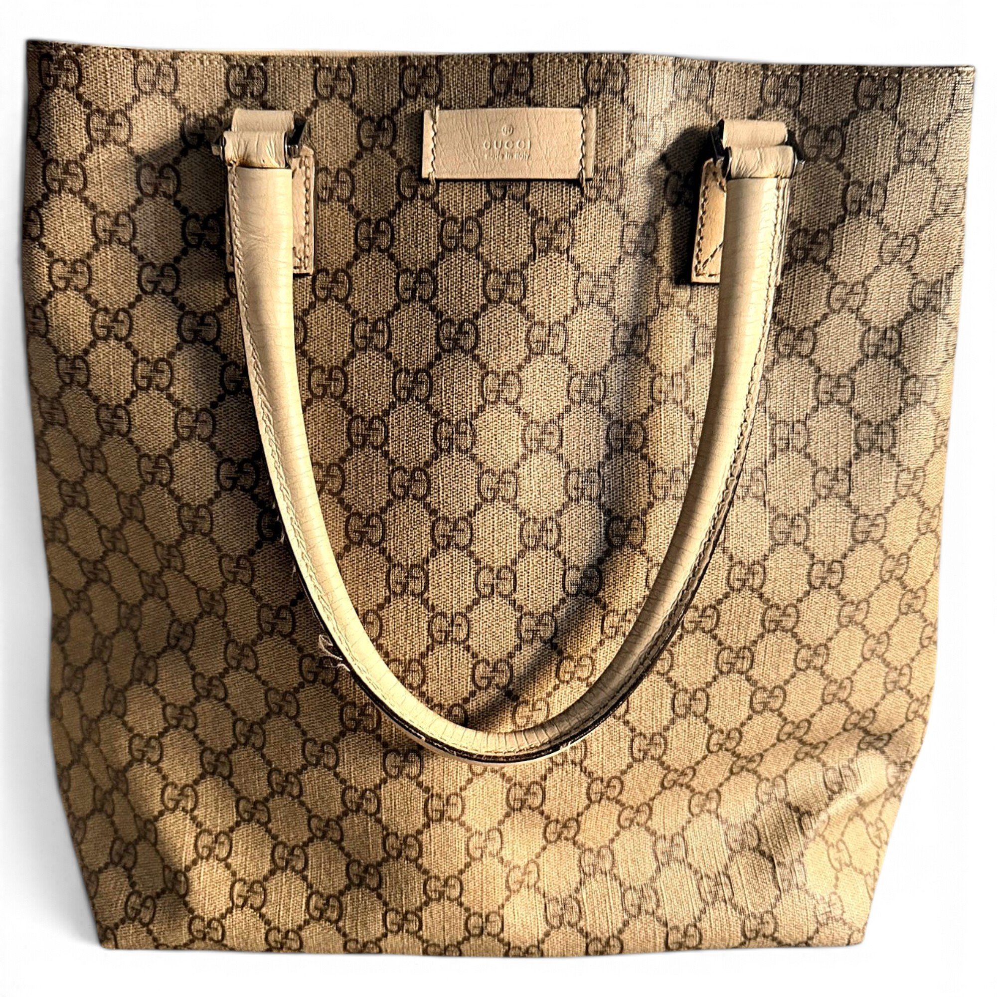 Leather tote