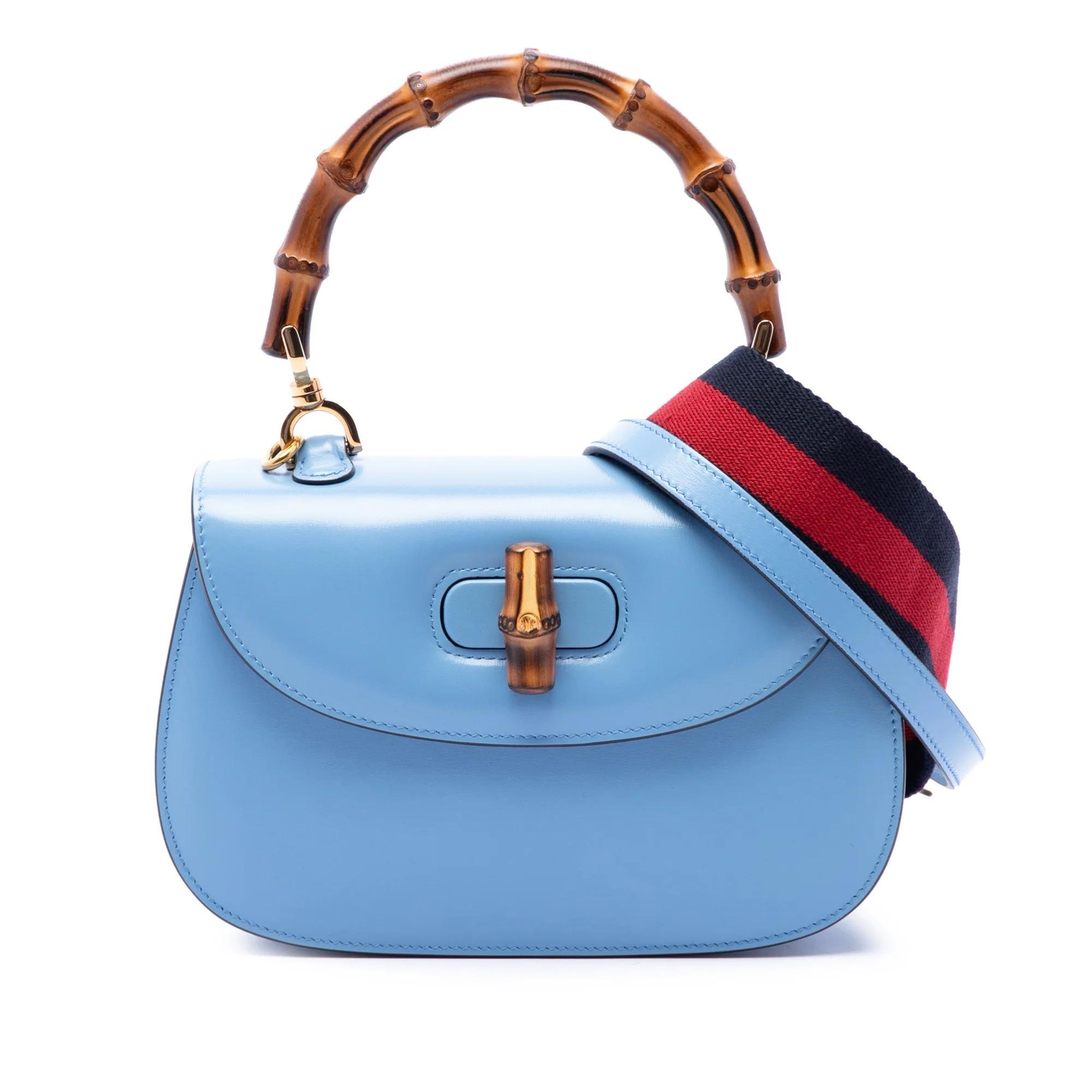 Bamboo pony-style calfskin handbag