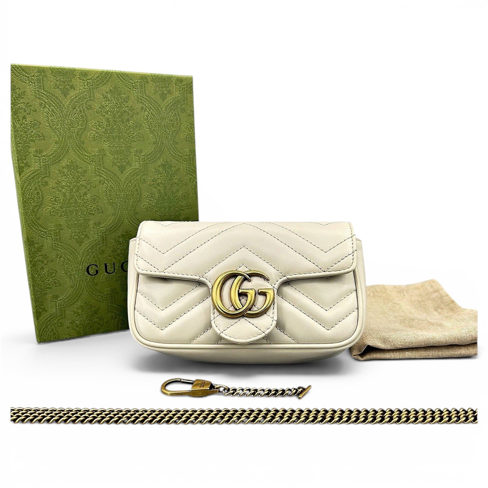 GG Marmont Chain Flap leather crossbody bag