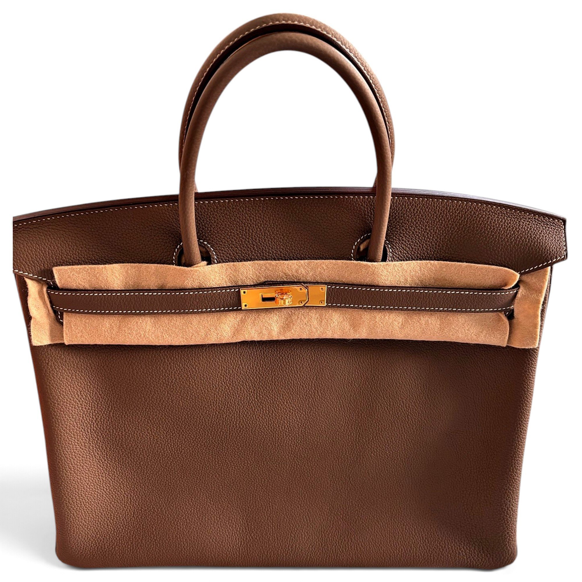 Birkin 40 leather handbag