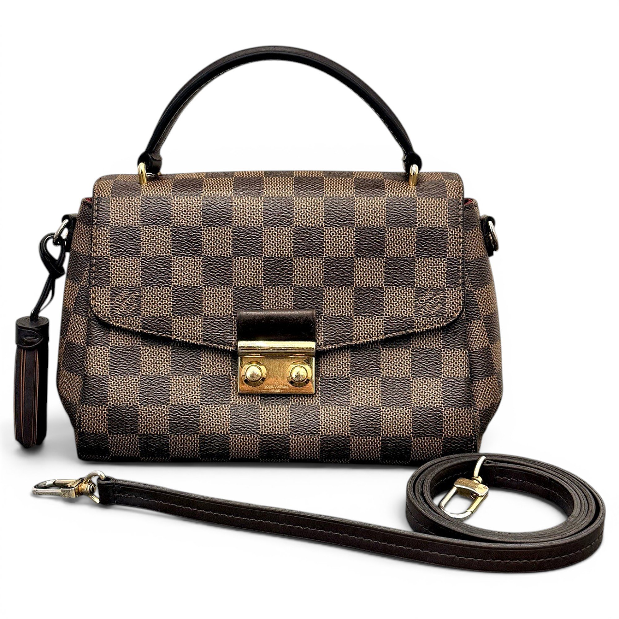Croisette leather handbag