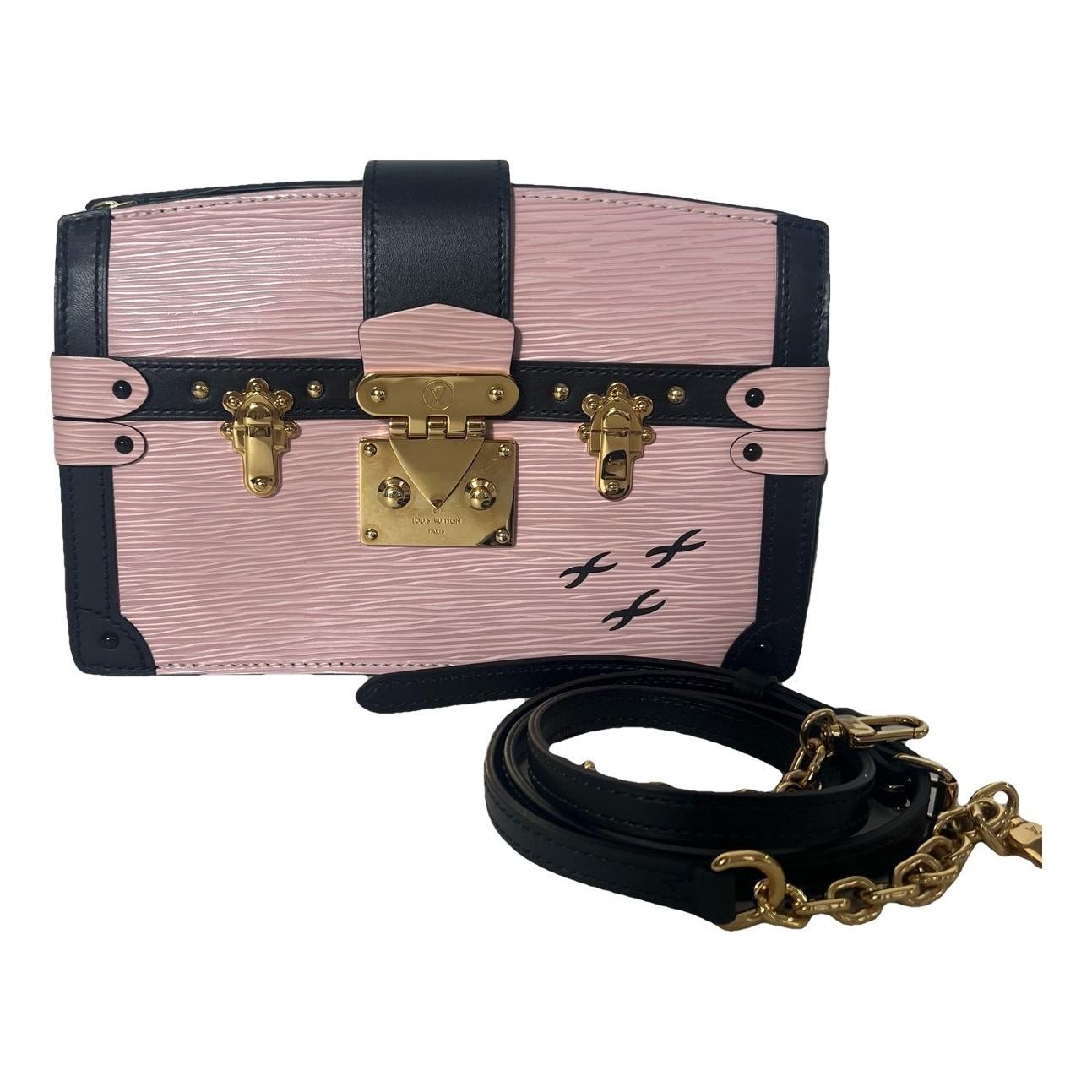 Pochette Trunk leather tote