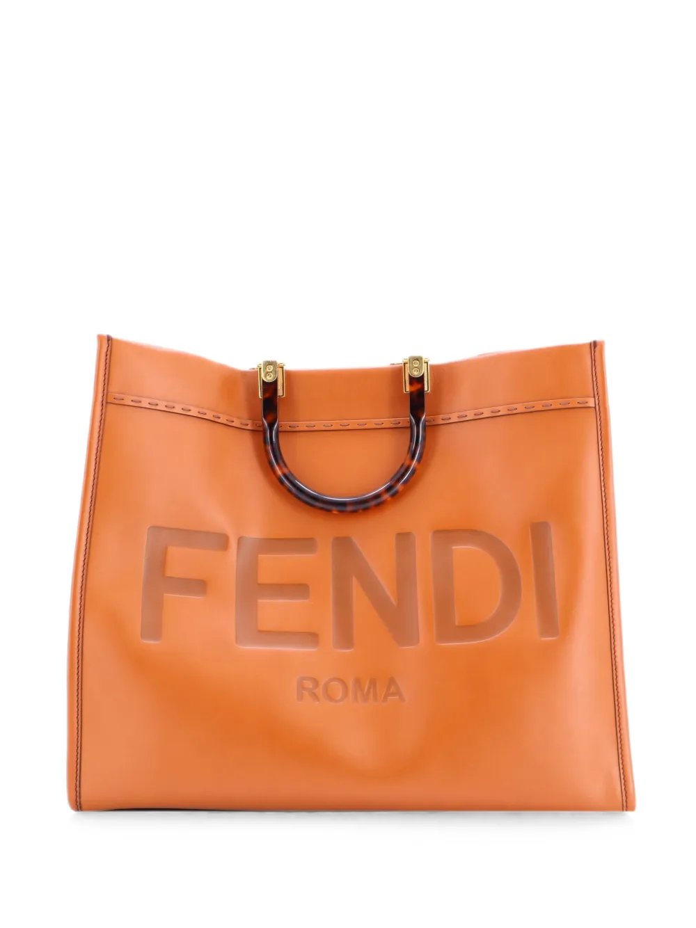 Sunshine Shopper Leather Large tote bag