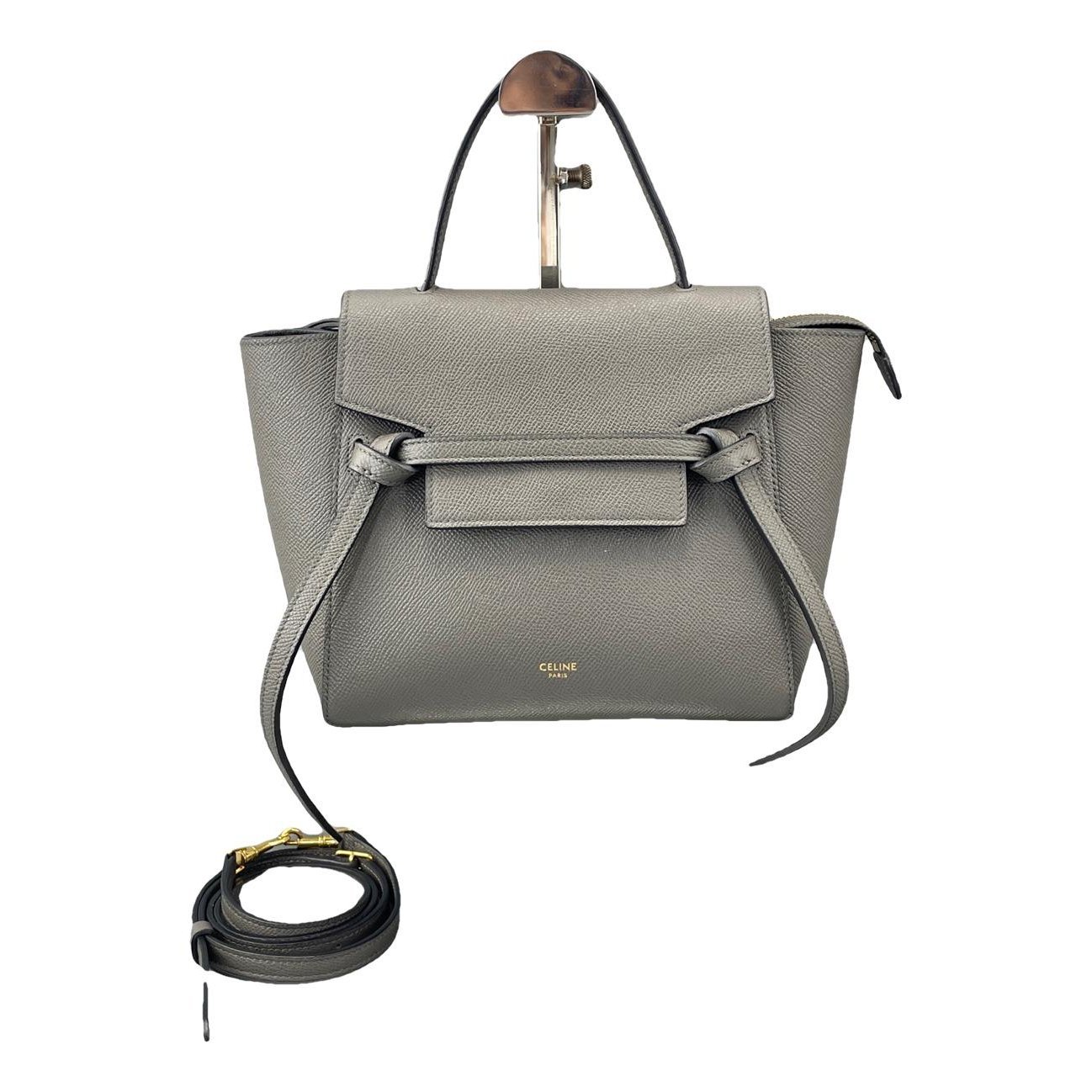 Belt leather handbag