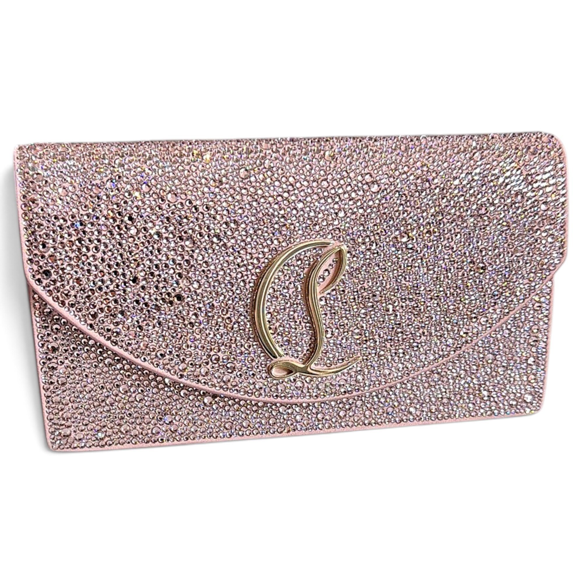 Leather clutch bag