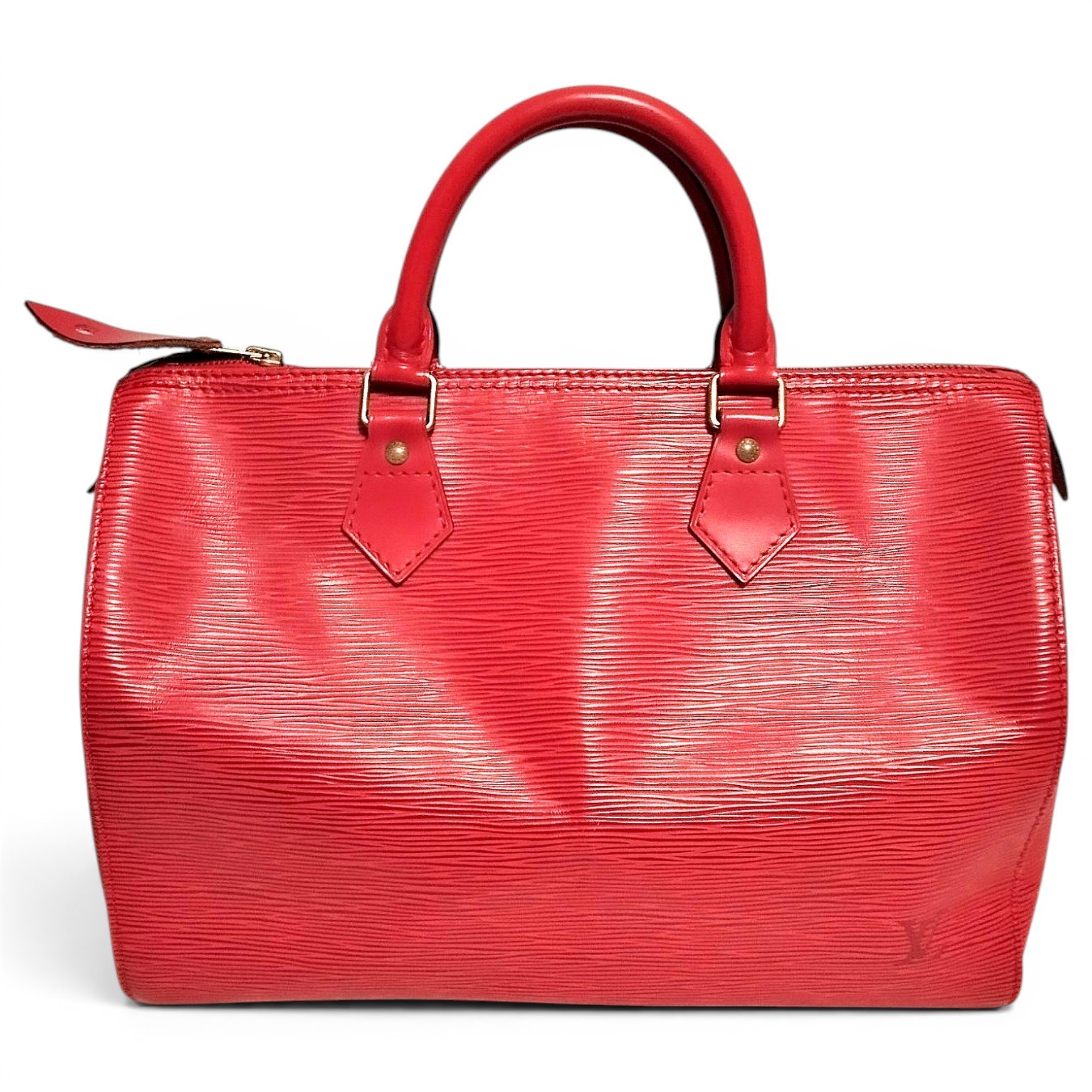 Speedy leather handbag