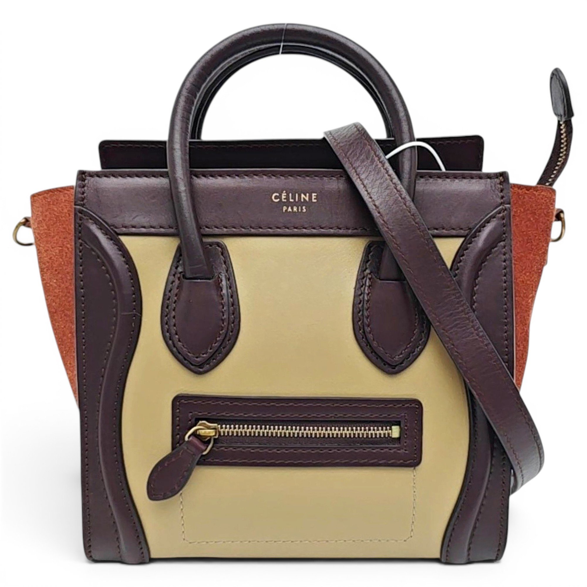 Luggage leather handbag
