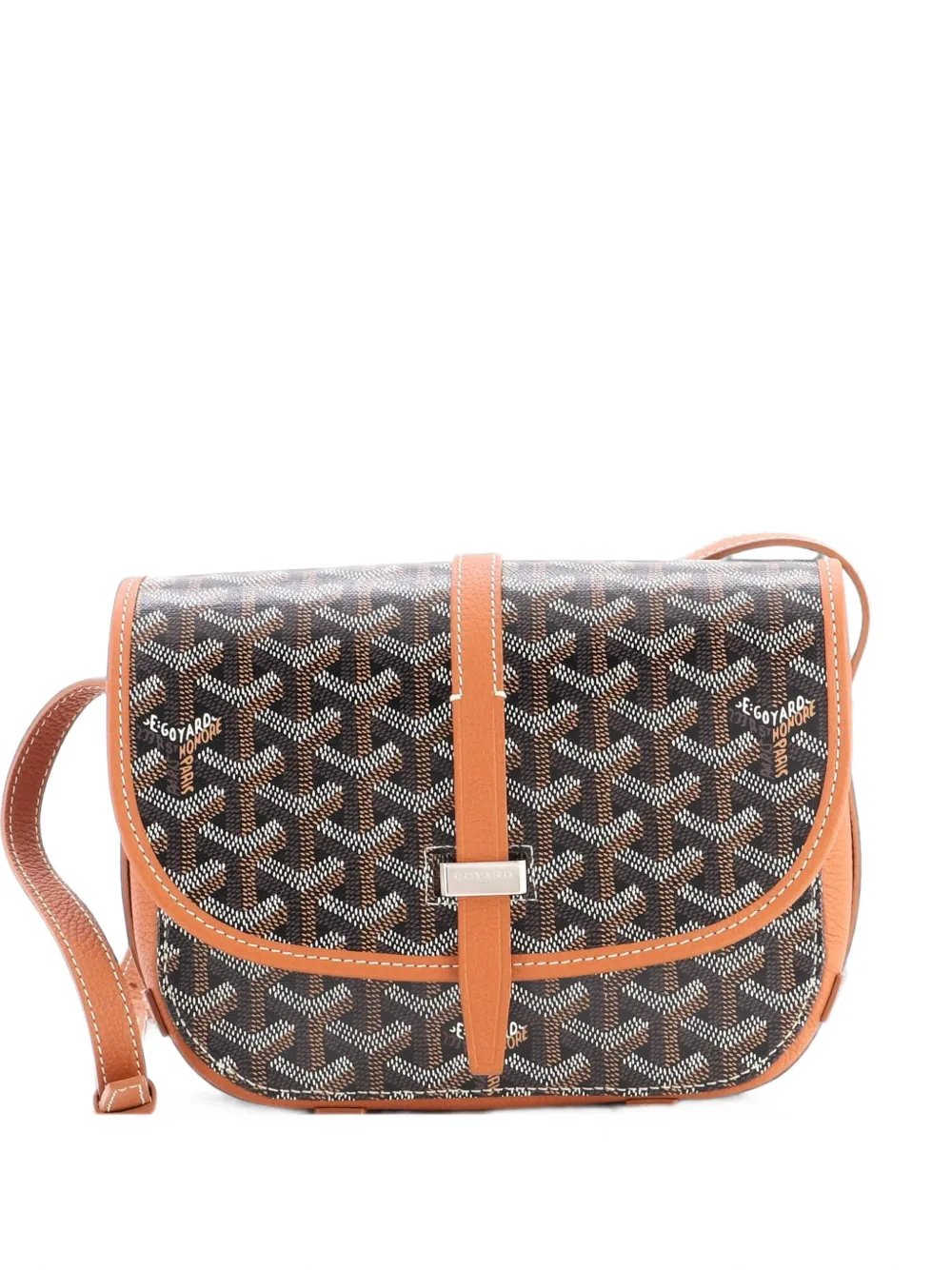 Goyard Belvedere III Messenger Bag Coated Canvas with Leather PM crossbody bag