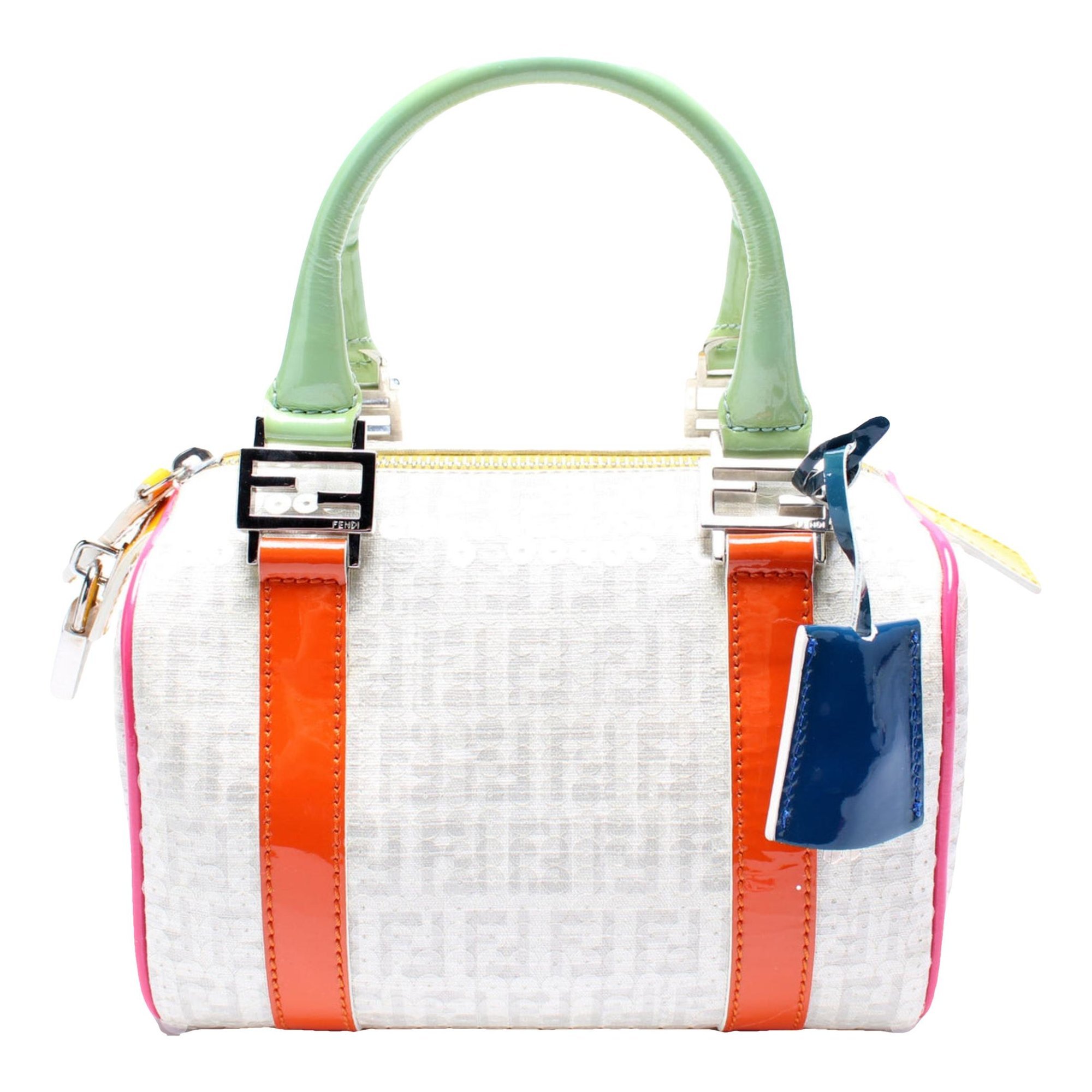 Forever Bauletto linen handbag