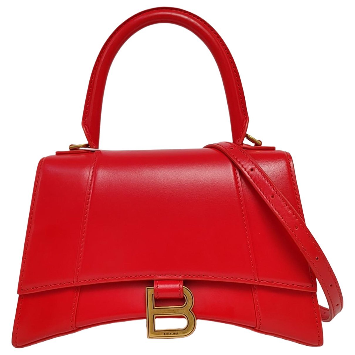 Balenciaga Hourglass leather handbag