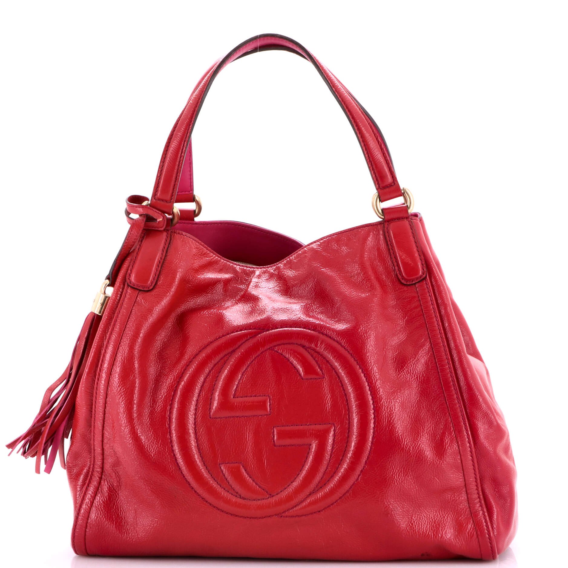 Gucci Soho Shoulder Bag Patent Medium