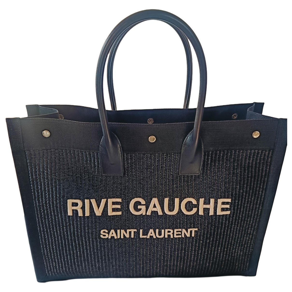 Rive Gauche cloth handbag