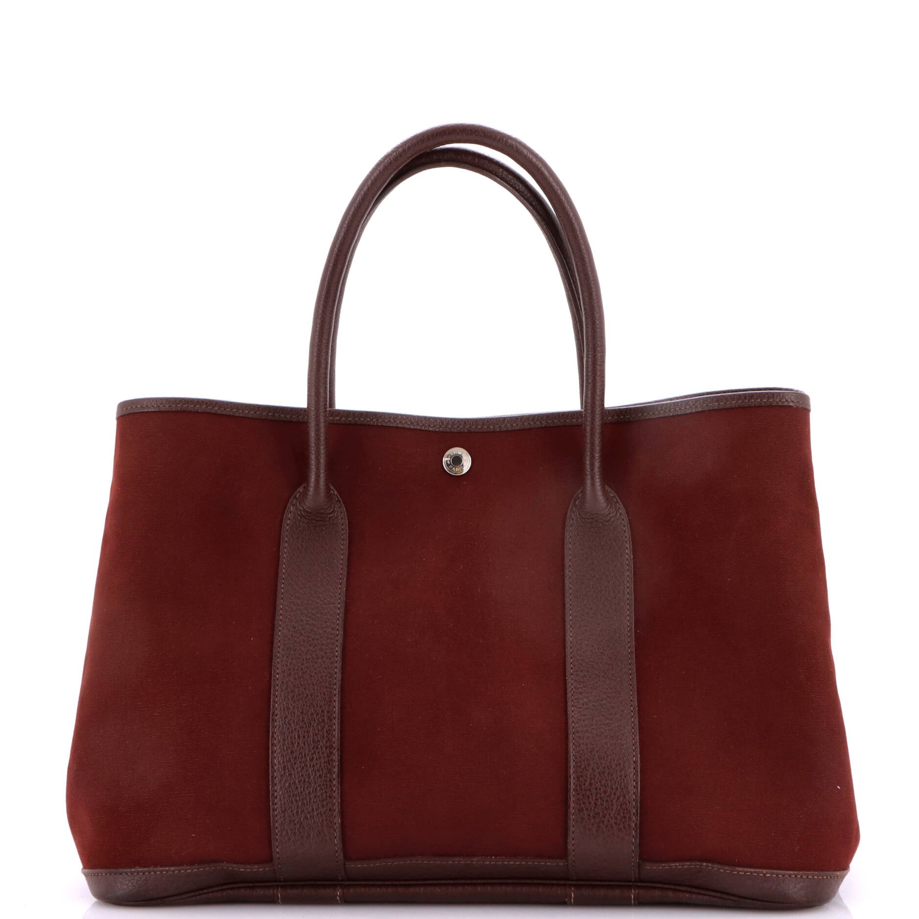 Garden Party Tote Toile and Leather 36