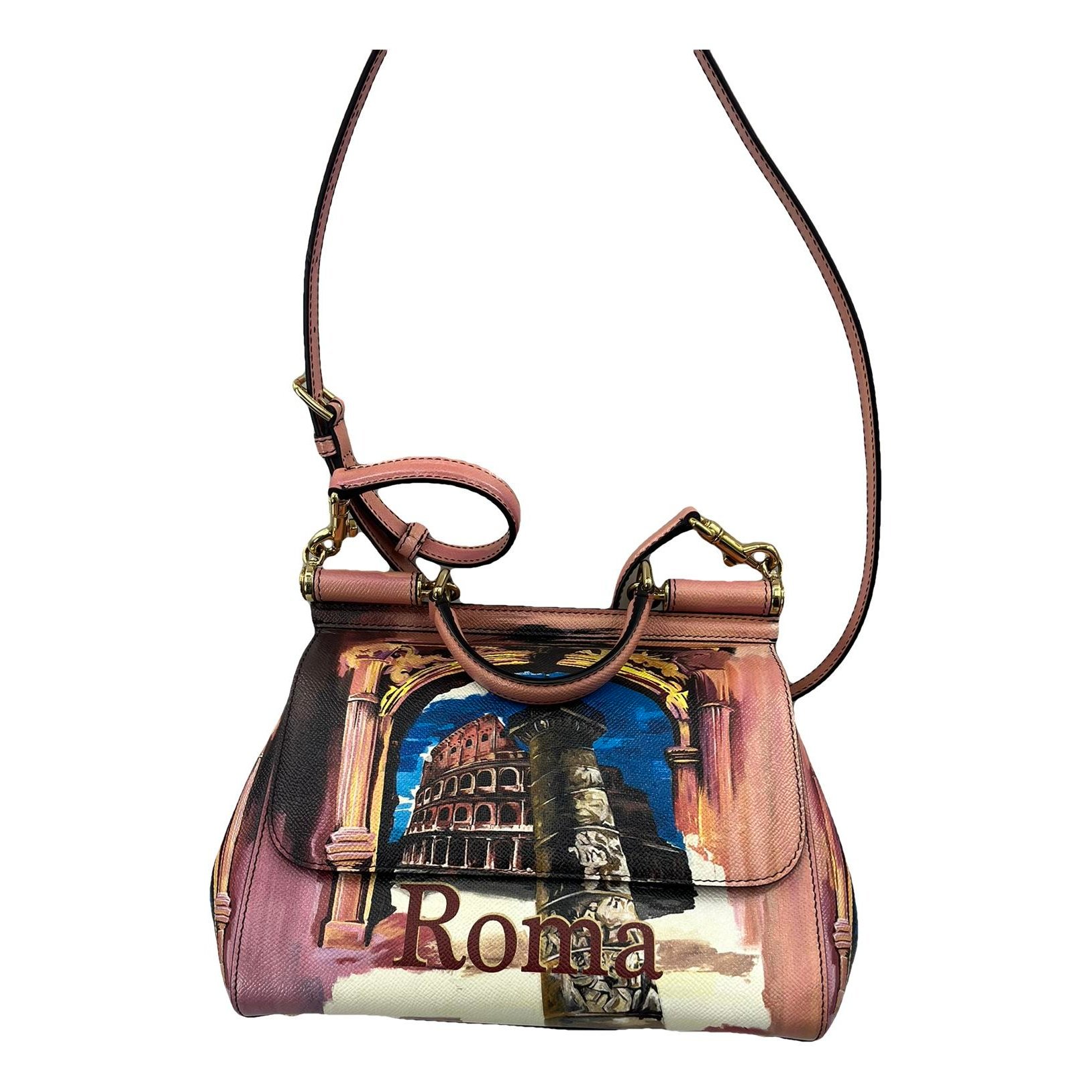 Dolce & Gabbana Sicily leather handbag