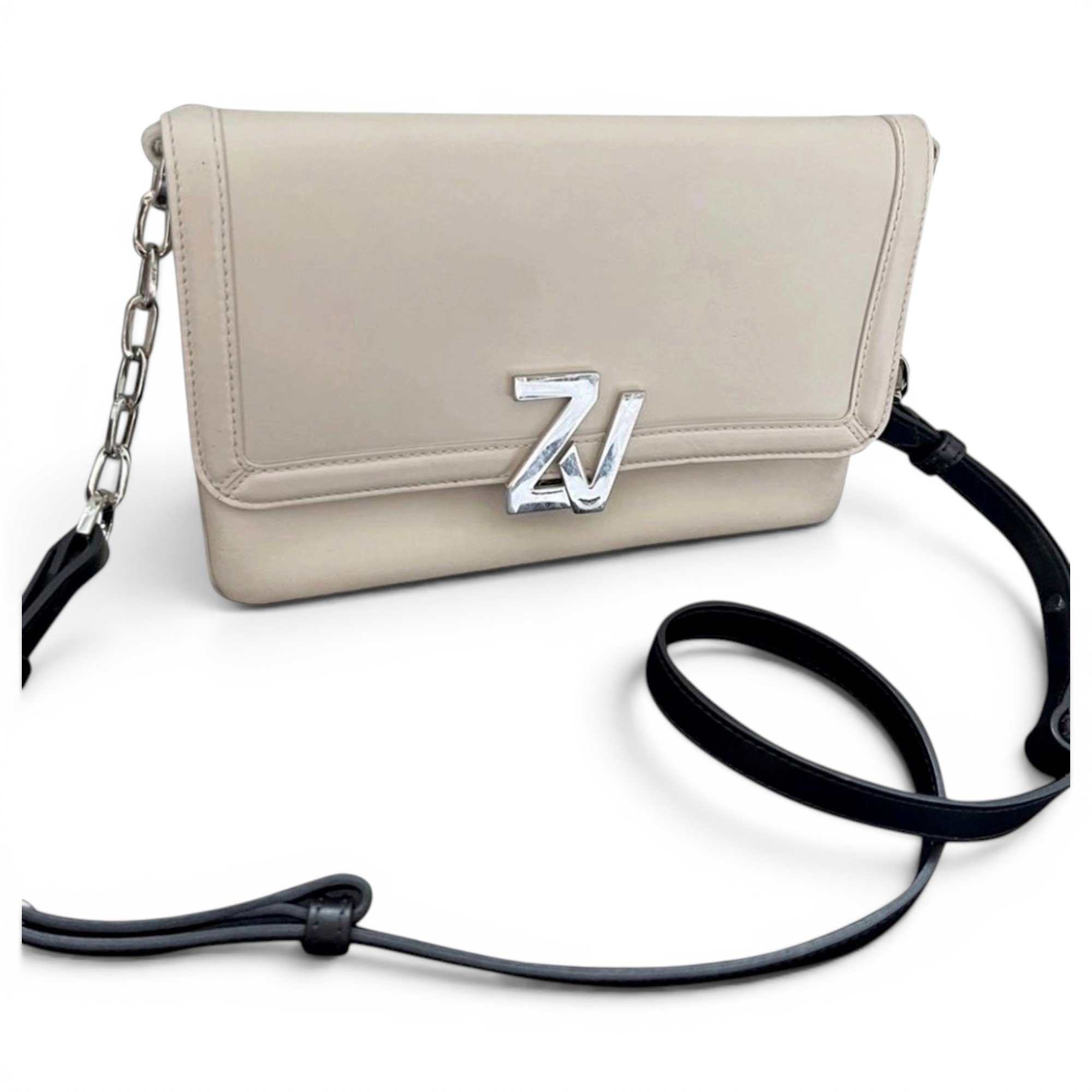 Rock leather crossbody bag