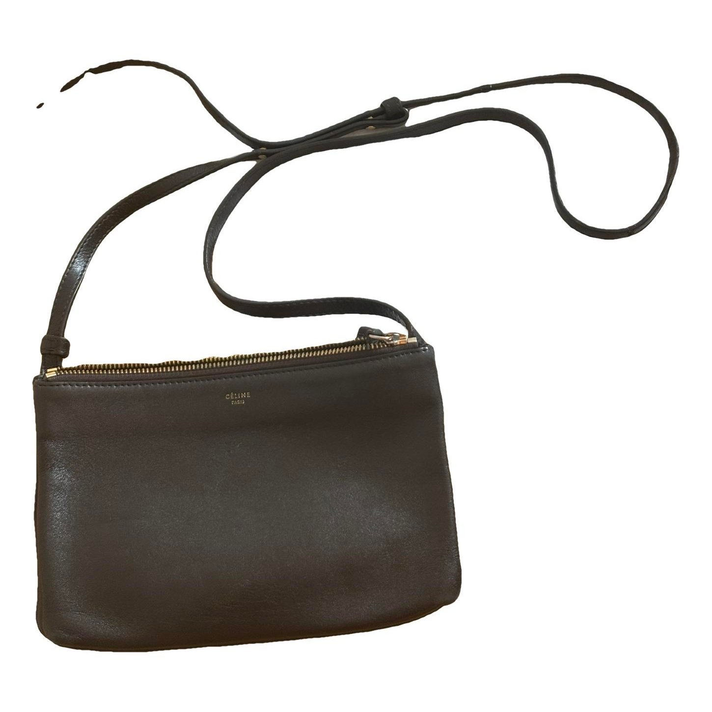 Trio leather crossbody bag