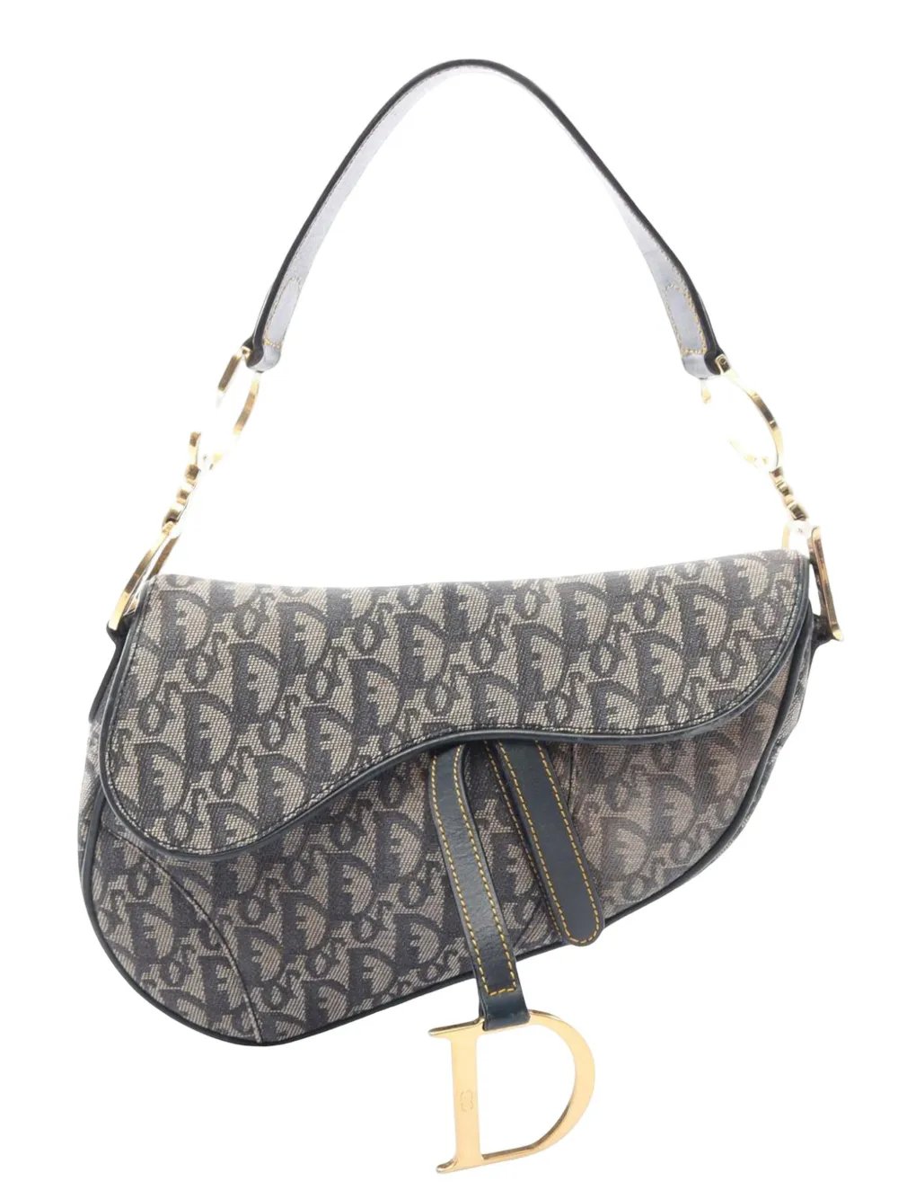 20th Century Diorissimo Canvas Saddle Bag shoulder bag