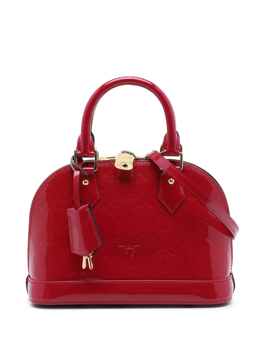 2013 Monogram Vernis Alma BB satchel