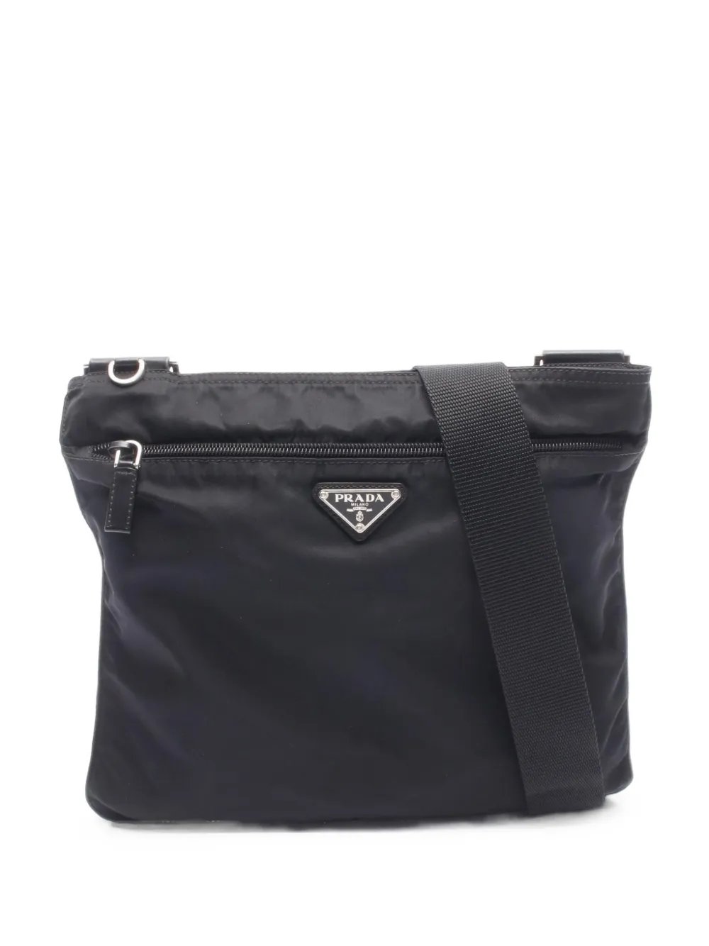2010s logo-plaque crossbody bag