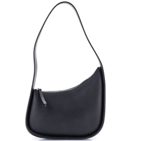 The Row Half Moon Shoulder Bag Leather