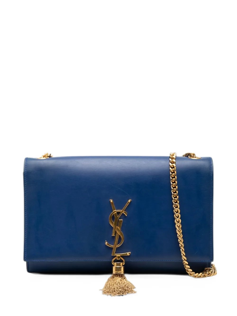 2015 Medium Smooth Calfskin Monogram Kate Tassel crossbody bag
