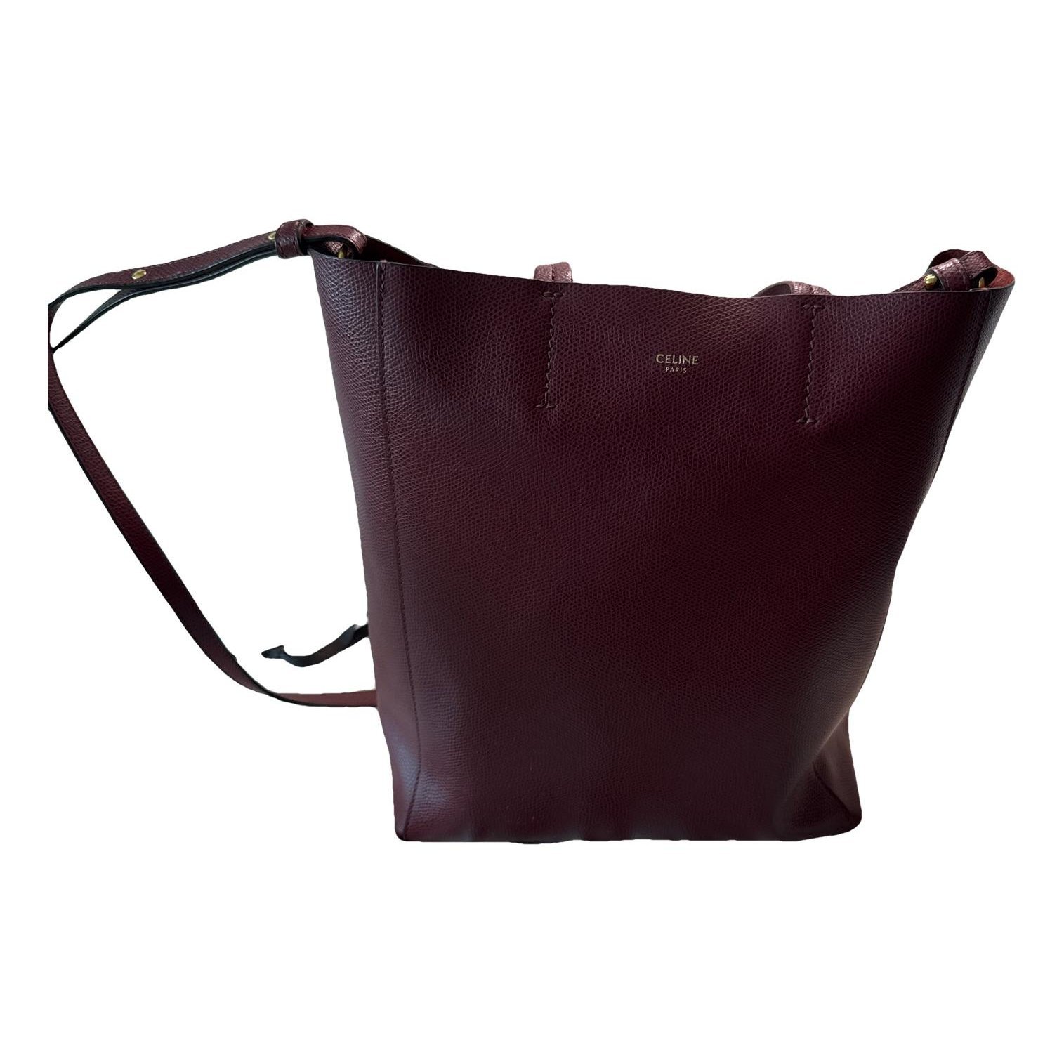 Leather tote