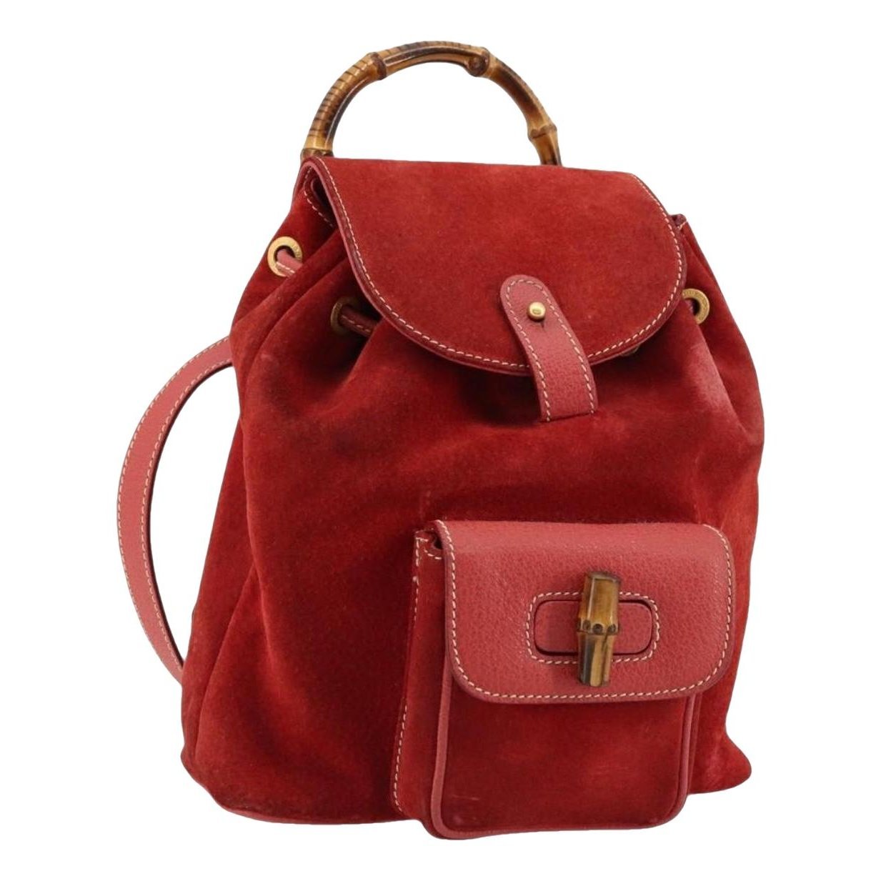 Leather backpack