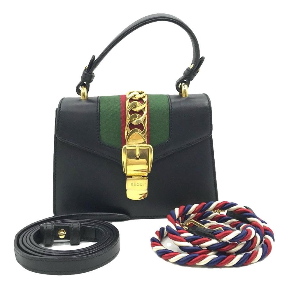 Sylvie Top Handle leather handbag