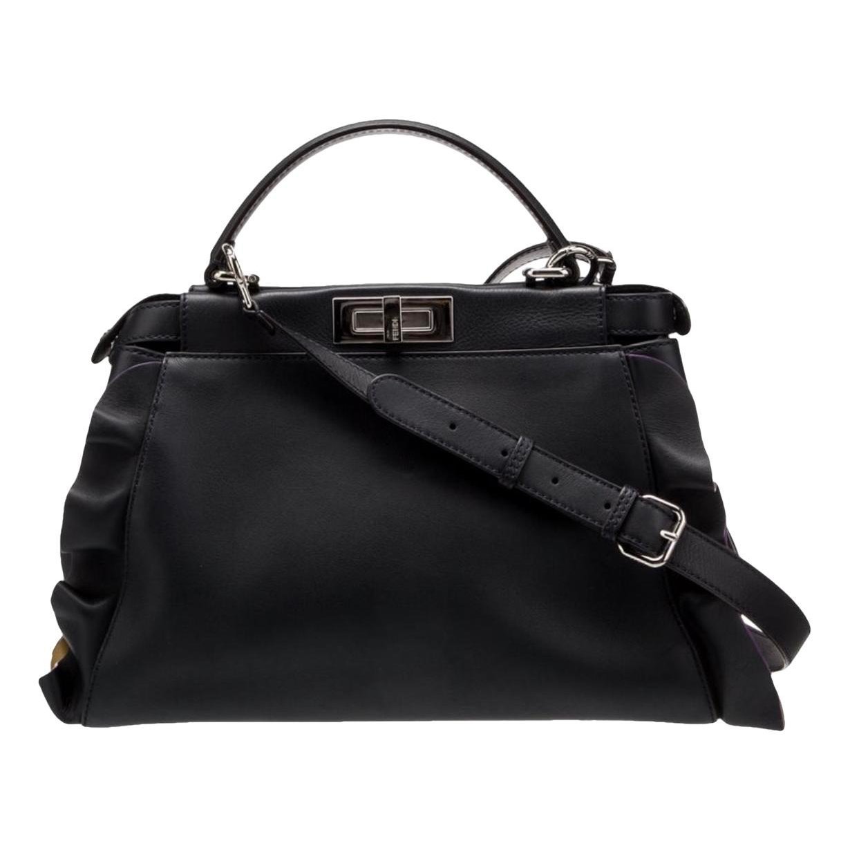 Peekaboo leather handbag