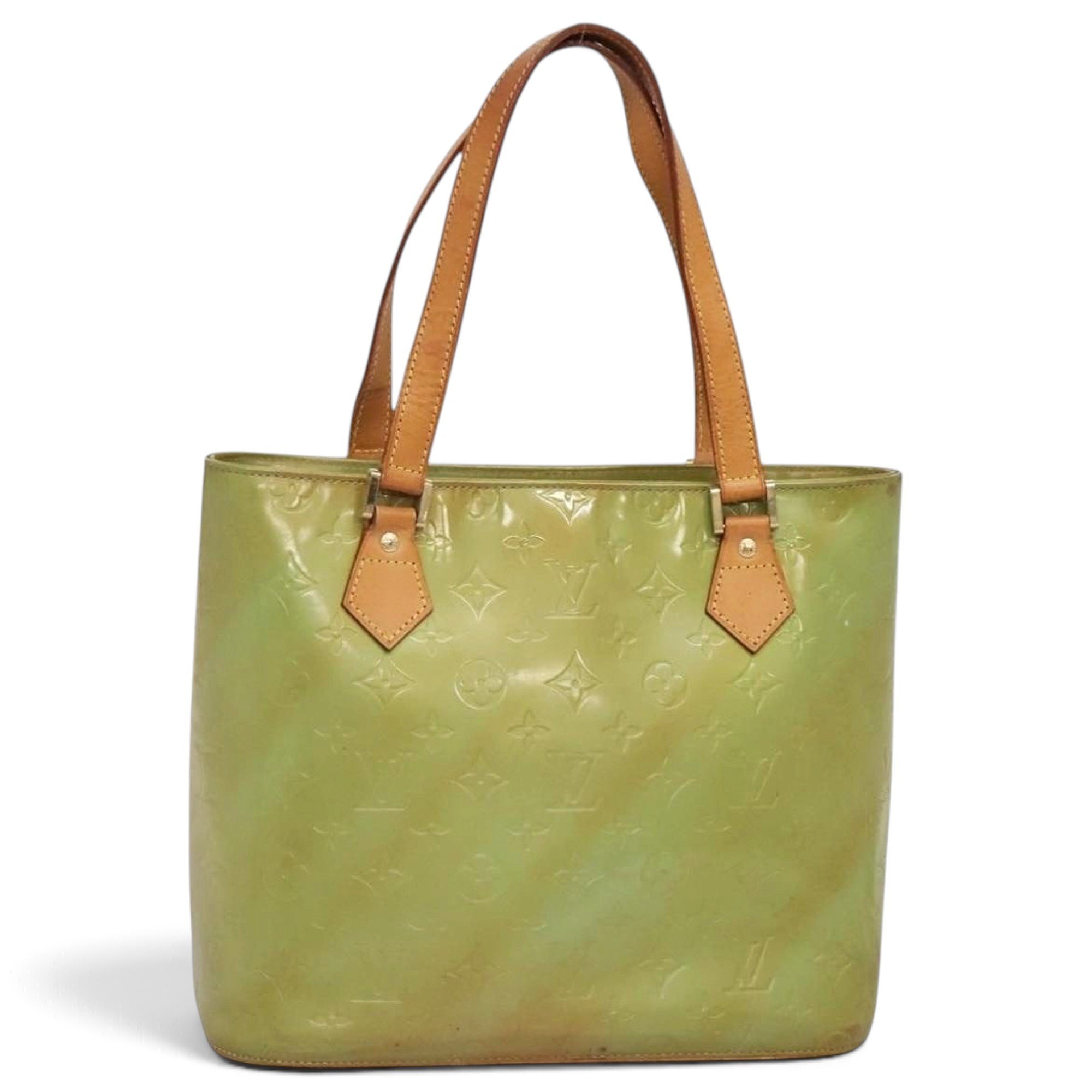 Houston patent leather handbag