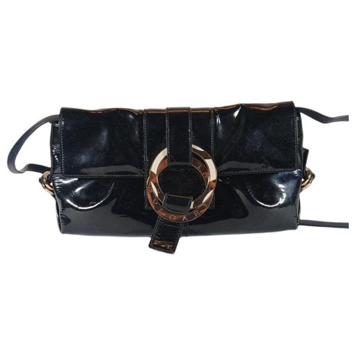 Chandra patent leather handbag